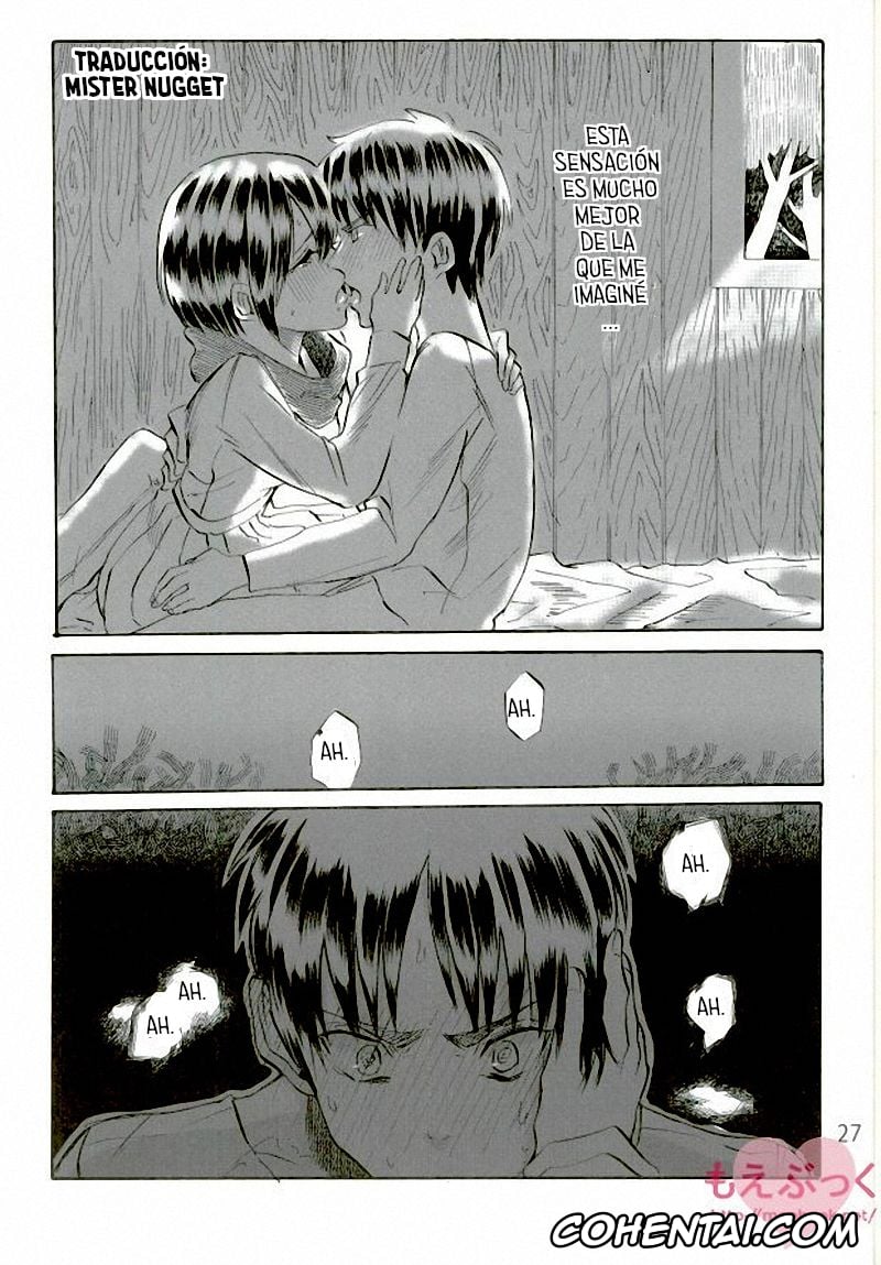 Shingeki No Kyojin | Attack On Titan porno, Eren Jaeger porno, Mikasa Ackerman porno, Muchi na Watashi ni Amai Kiss o (Shingeki no Kyojin), pagina 26