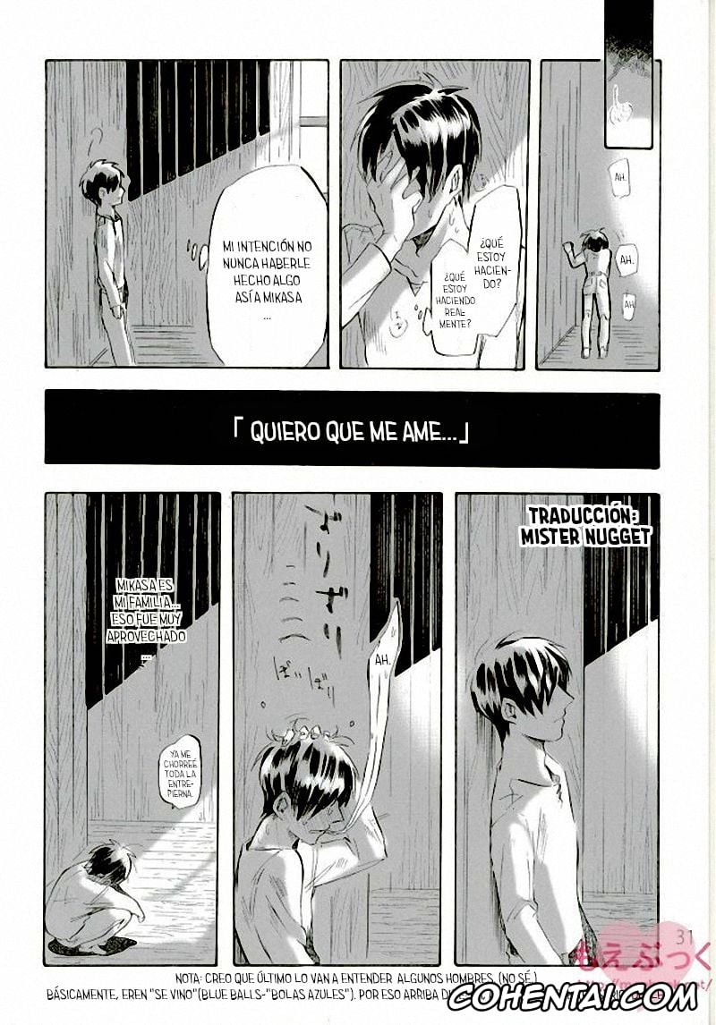 Shingeki No Kyojin | Attack On Titan hentai, Eren Jaeger hentai, Mikasa Ackerman hentai, Muchi na Watashi ni Amai Kiss o (Shingeki no Kyojin), pagina 30