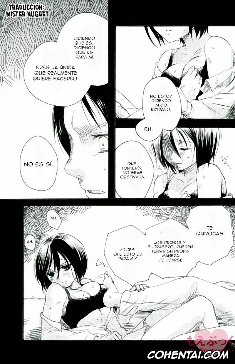 Shingeki No Kyojin | Attack On Titan porno, Eren Jaeger porno, Mikasa Ackerman porno, Eren ga Mikasa ni Sukihoudai (Shingeki no Kyojin), pagina 23
