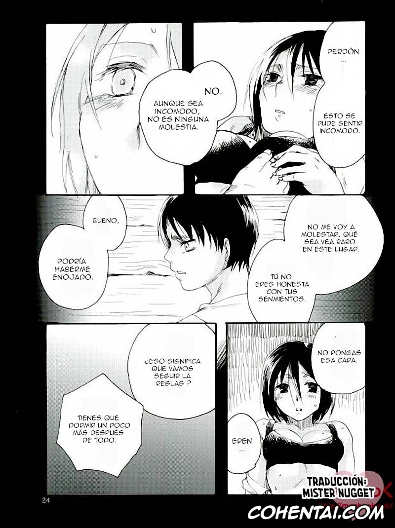 Shingeki No Kyojin | Attack On Titan hentai, Eren Jaeger hentai, Mikasa Ackerman hentai, Eren ga Mikasa ni Sukihoudai (Shingeki no Kyojin), pagina 24