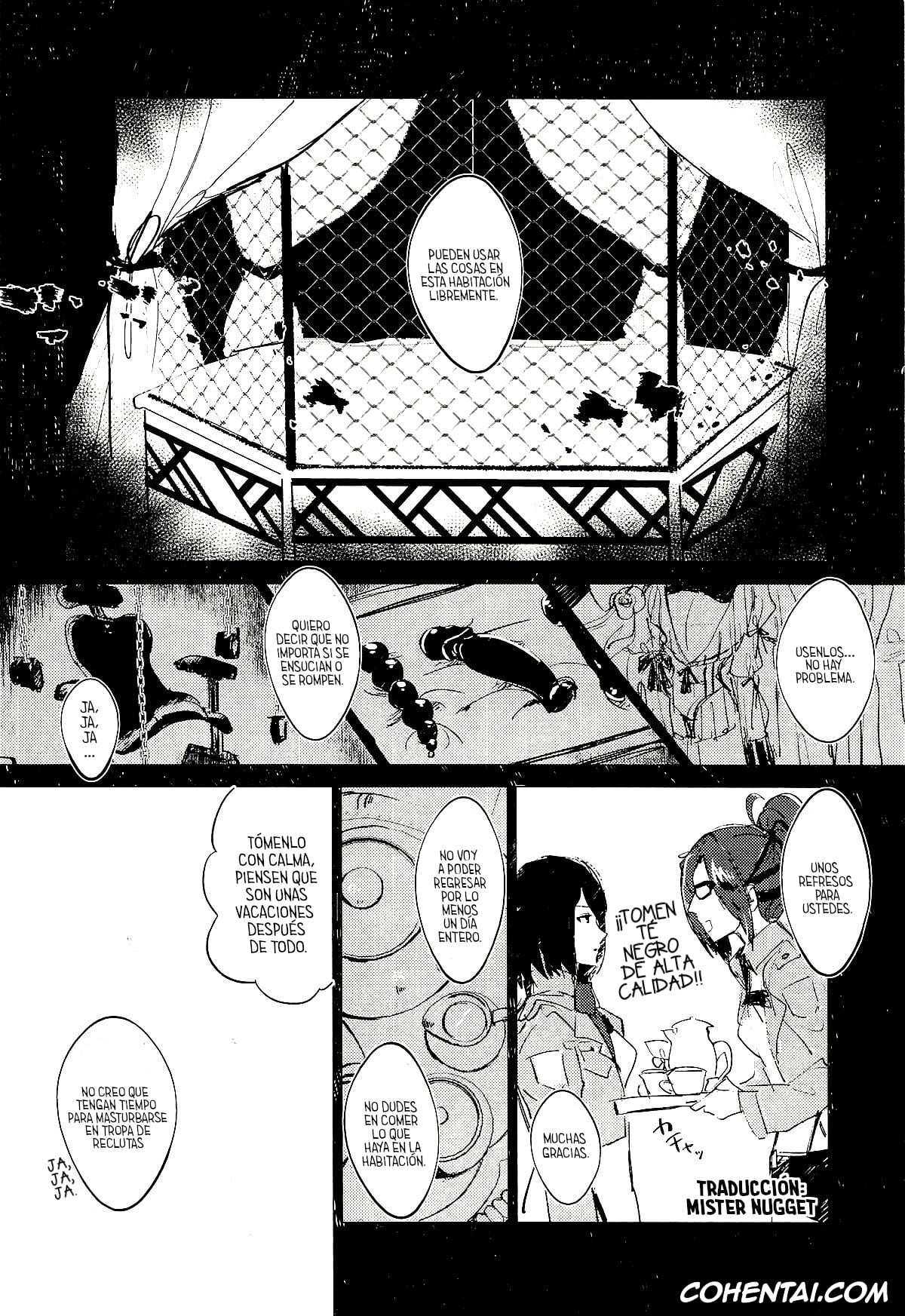 Shingeki No Kyojin | Attack On Titan hentai, Annie Leonhart hentai, Hange Zoe hentai, Mikasa Ackerman hentai, Guinea Pig (Shingeki no Kyojin), pagina 3