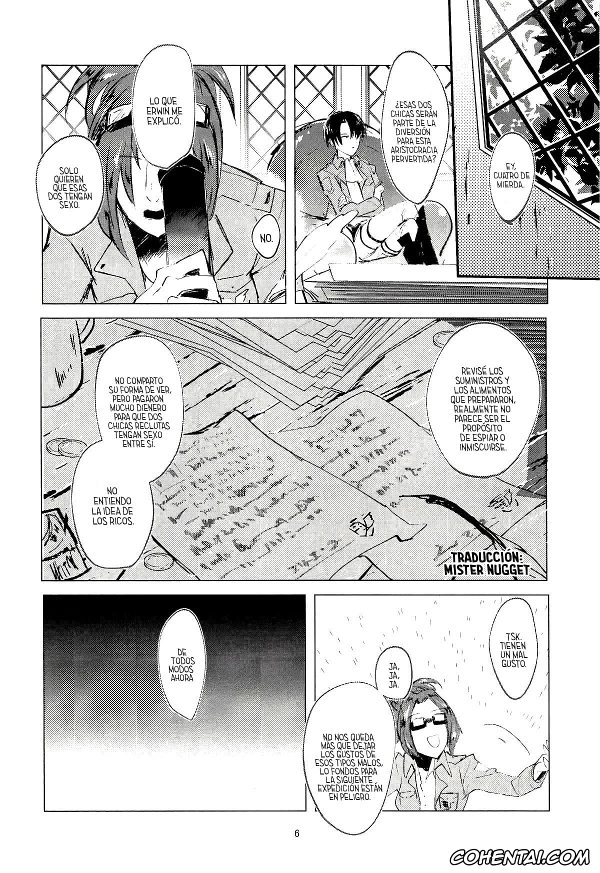 Shingeki No Kyojin | Attack On Titan porno, Annie Leonhart porno, Hange Zoe porno, Mikasa Ackerman porno, Guinea Pig (Shingeki no Kyojin), pagina 5