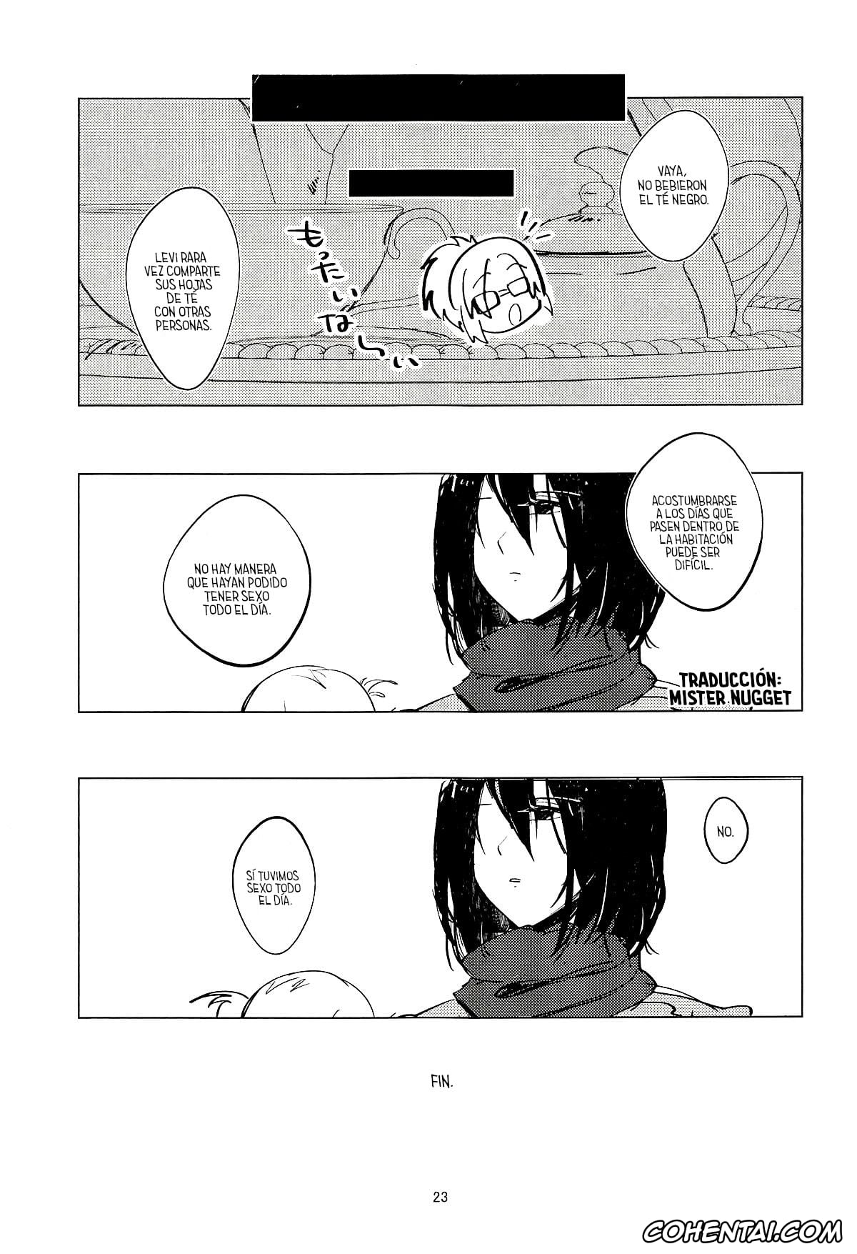 Shingeki No Kyojin | Attack On Titan xxx, Annie Leonhart xxx, Hange Zoe xxx, Mikasa Ackerman xxx, Guinea Pig (Shingeki no Kyojin), pagina 22