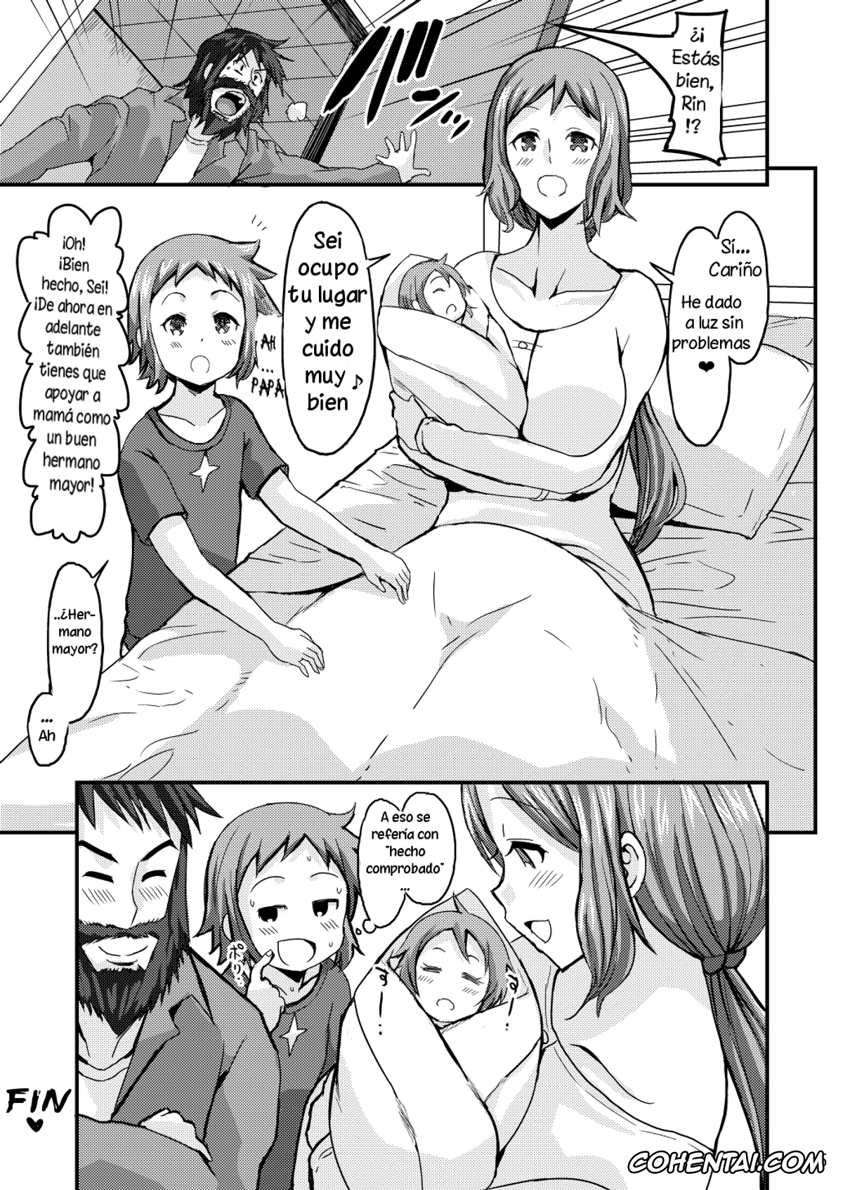 Gundam Build Fighters hentai, Rinko Iori hentai, Sei Iori hentai, Okaa-san to Hagukumimasho | Hagámonos adultos con madre (Gundam Build Fighters), pagina 24