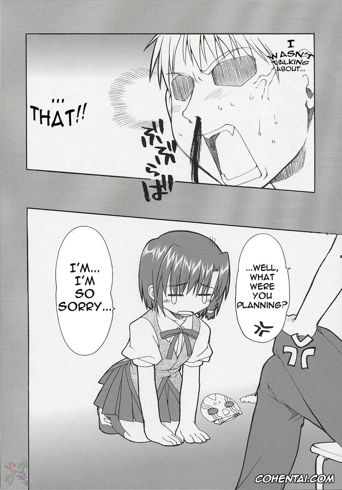 School Rumble porno, Karen Ichijou porno, Hatenkou Shoujo Dojibiron PINK (School Rumble), pagina 8