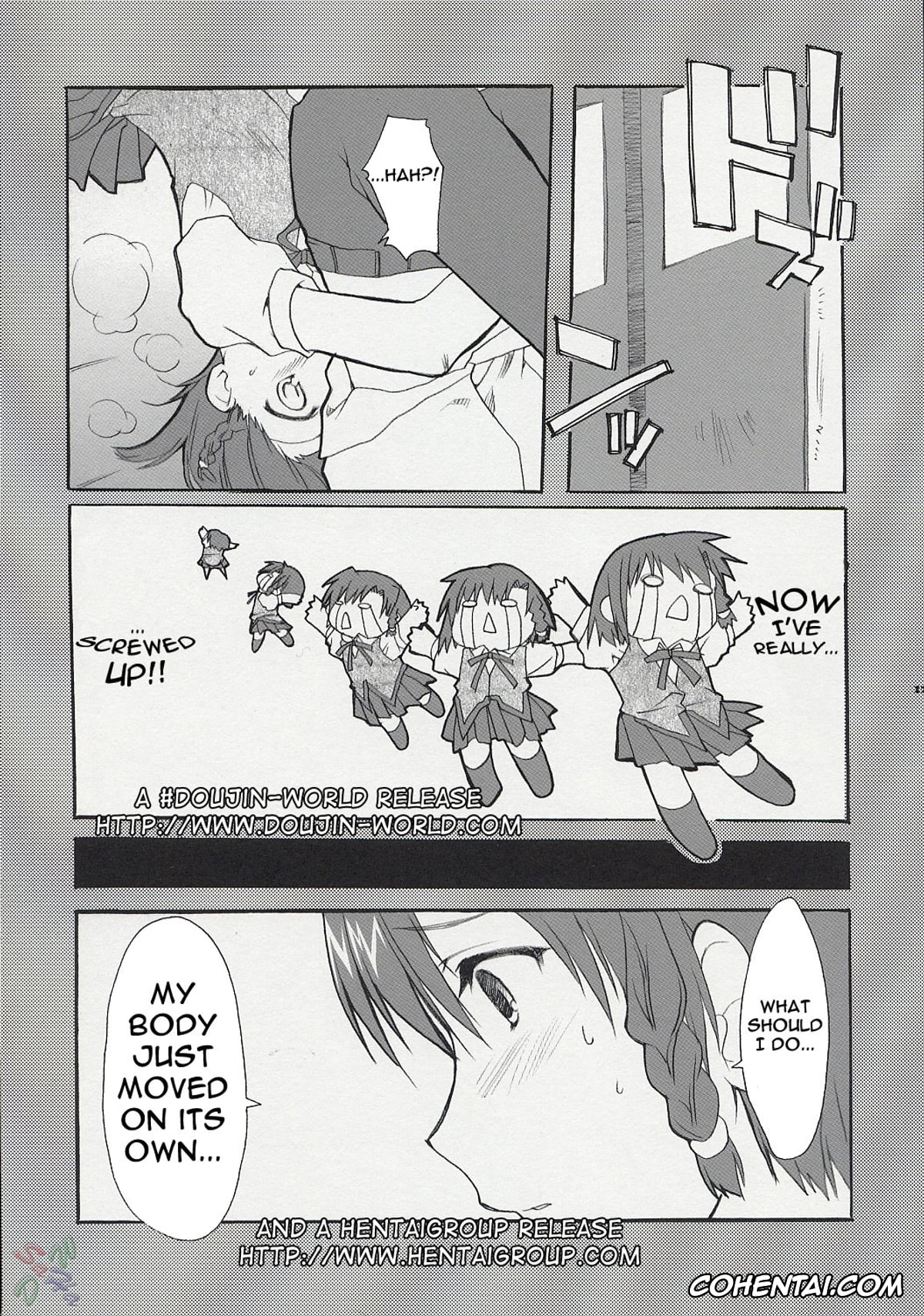 School Rumble hentai, Karen Ichijou hentai, Hatenkou Shoujo Dojibiron PINK (School Rumble), pagina 12