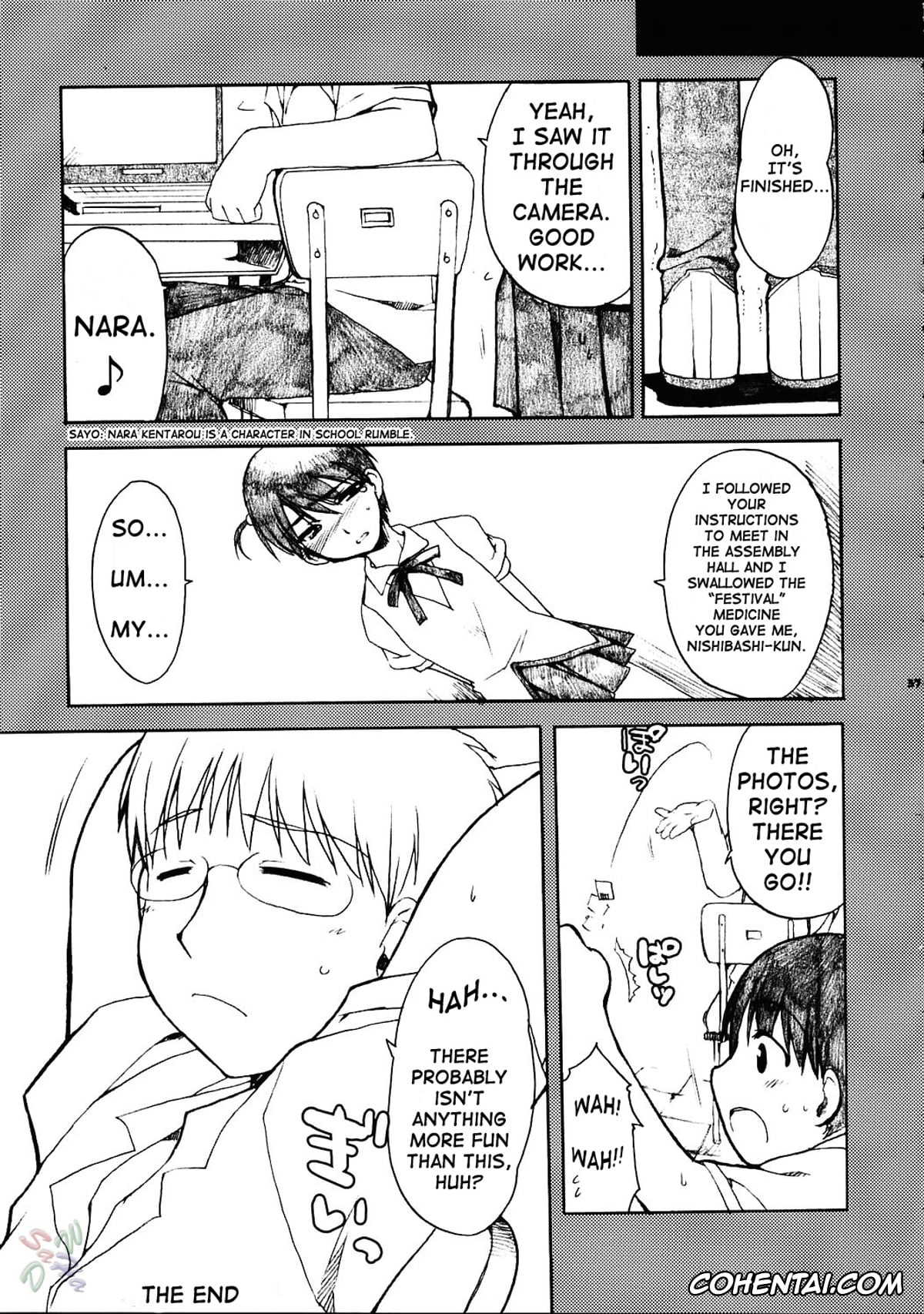 School Rumble xxx, Eri Sawachika xxx, Tenma Tsukamoto xxx, Undoukai (School Rumble), pagina 37