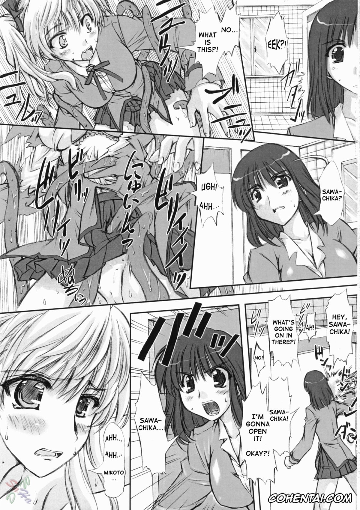 School Rumble porno, Eri Sawachika porno, Mikoto Suou porno, Tenma Tsukamoto porno, Youshoku (School Rumble), pagina 17
