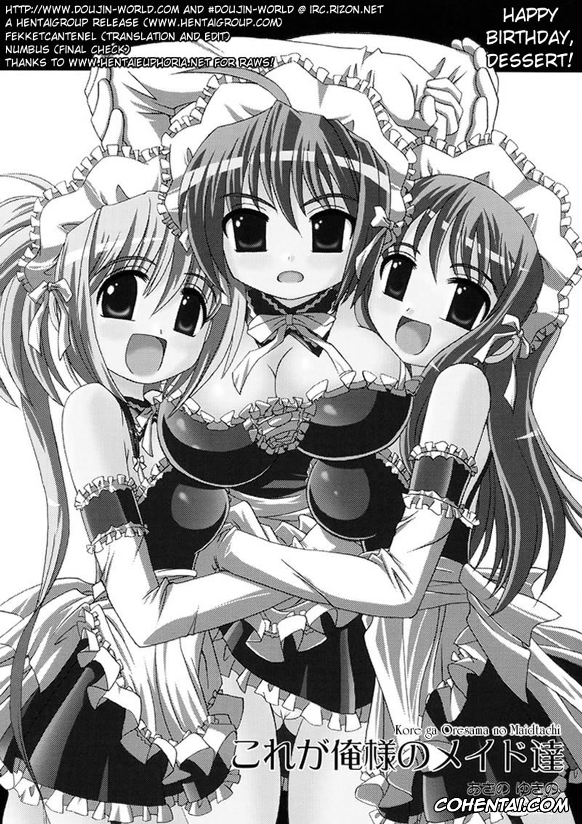 He Is My Master | Kore Ga Watashi No Goshujin-sama hentai, Anna Kurauchi hentai, Izumi Sawatari hentai, Mitsuki Sawatari hentai, Kore ga Ore-sama no Maid-tachi (Kore ga Watashi no Goshujin-sama), pagina 3