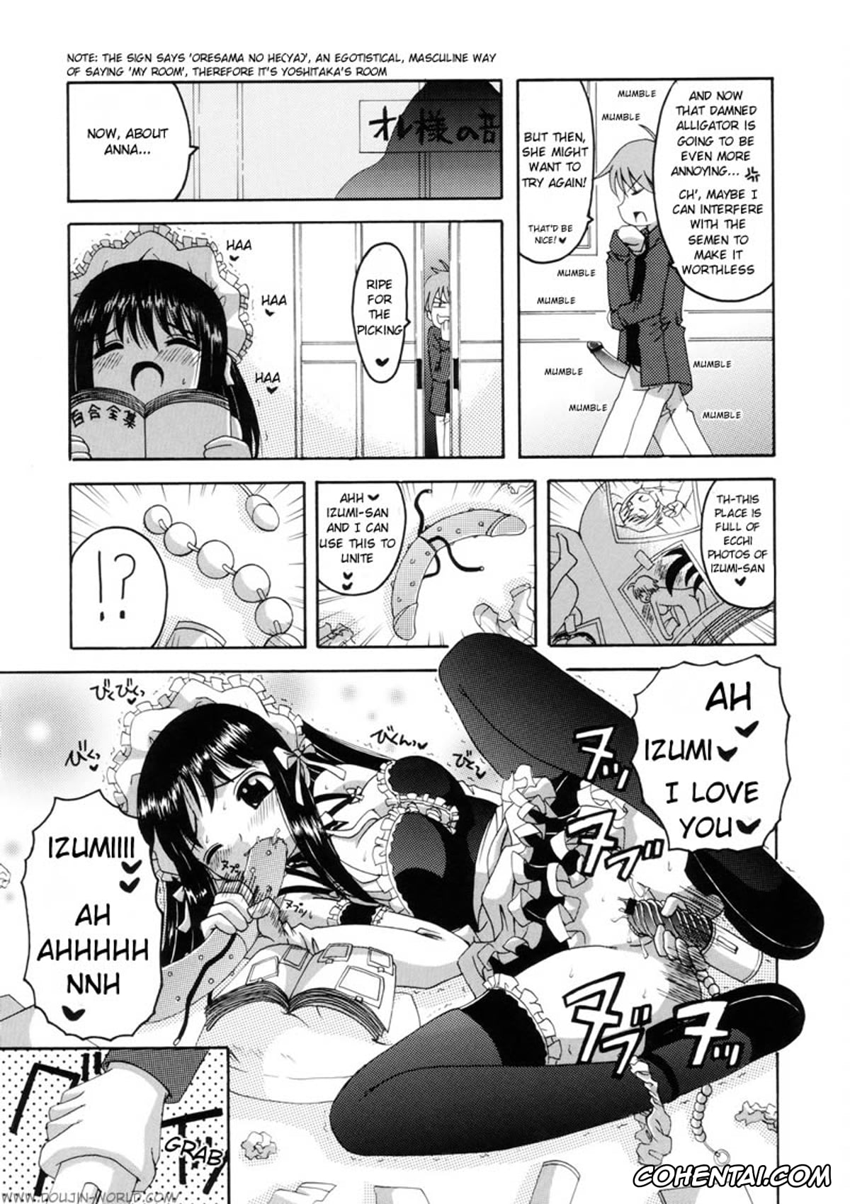He Is My Master | Kore Ga Watashi No Goshujin-sama hentai, Anna Kurauchi hentai, Izumi Sawatari hentai, Mitsuki Sawatari hentai, Kore ga Ore-sama no Maid-tachi (Kore ga Watashi no Goshujin-sama), pagina 12