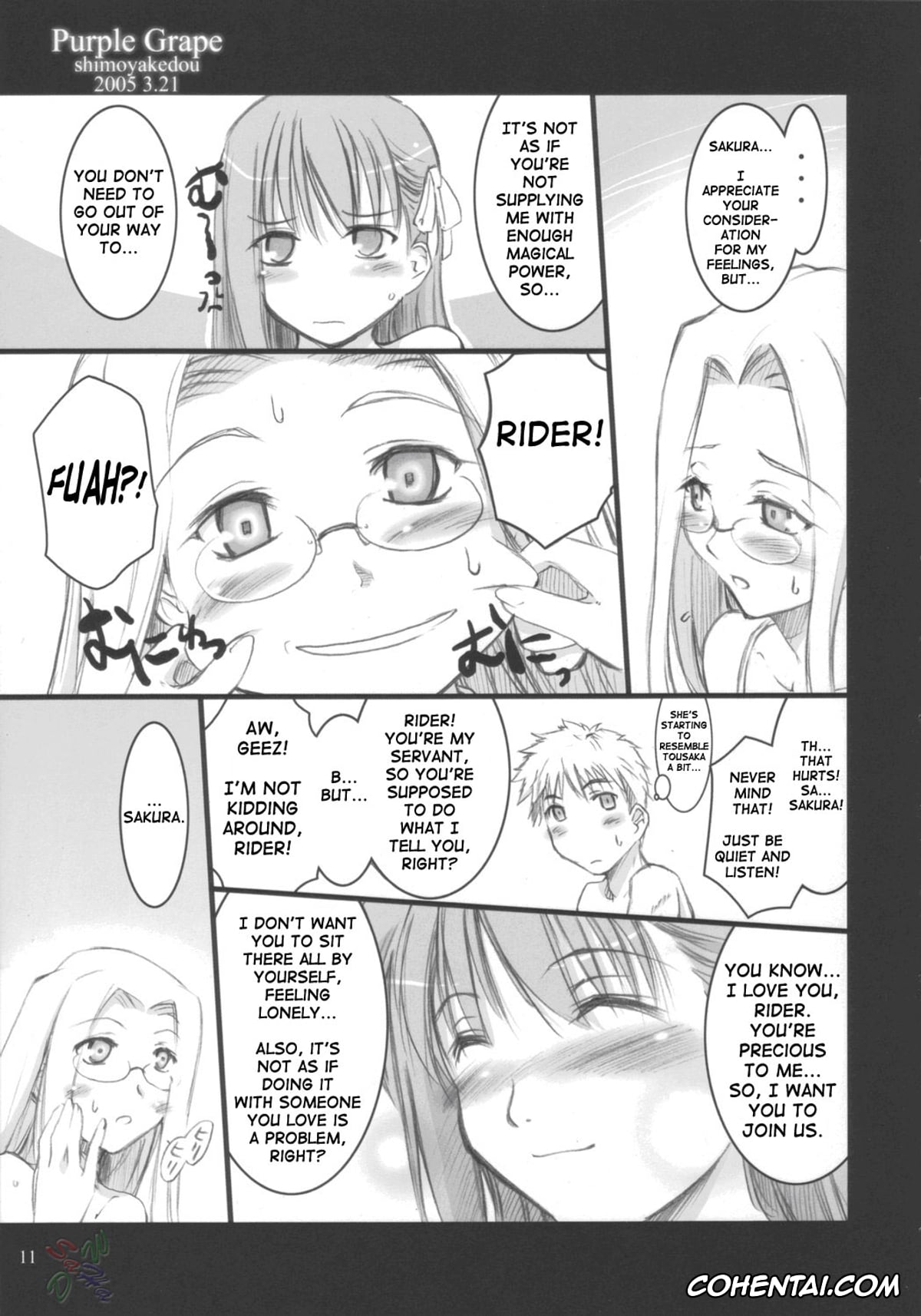 Fate/stay night xxx, Rider xxx, Sakura Matou xxx, Shirou Emiya xxx, Purple Grape (Fate/stay night), pagina 10
