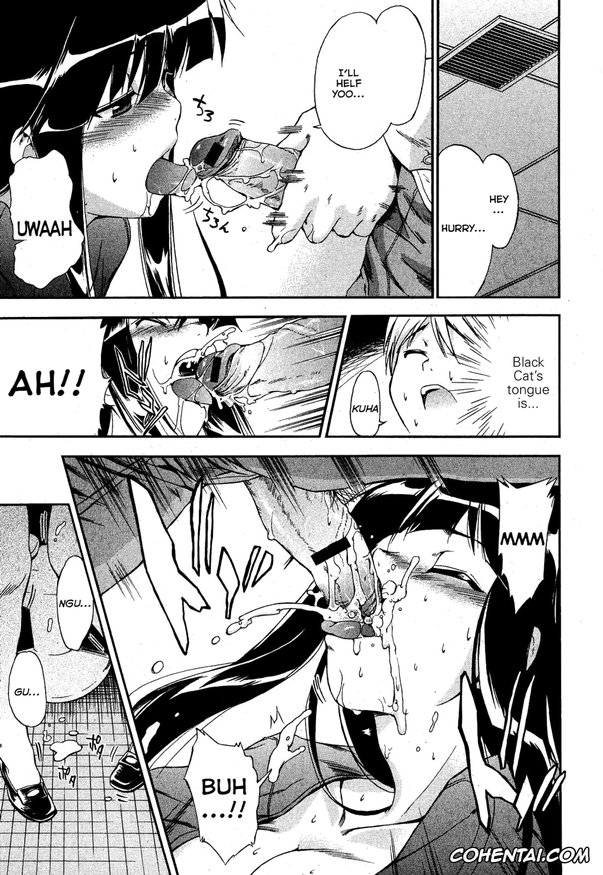 Original hentai, Kuroneko no Boogaloo Ch. 1 (Jun-ai Kajitsu 2008-01), pagina 9