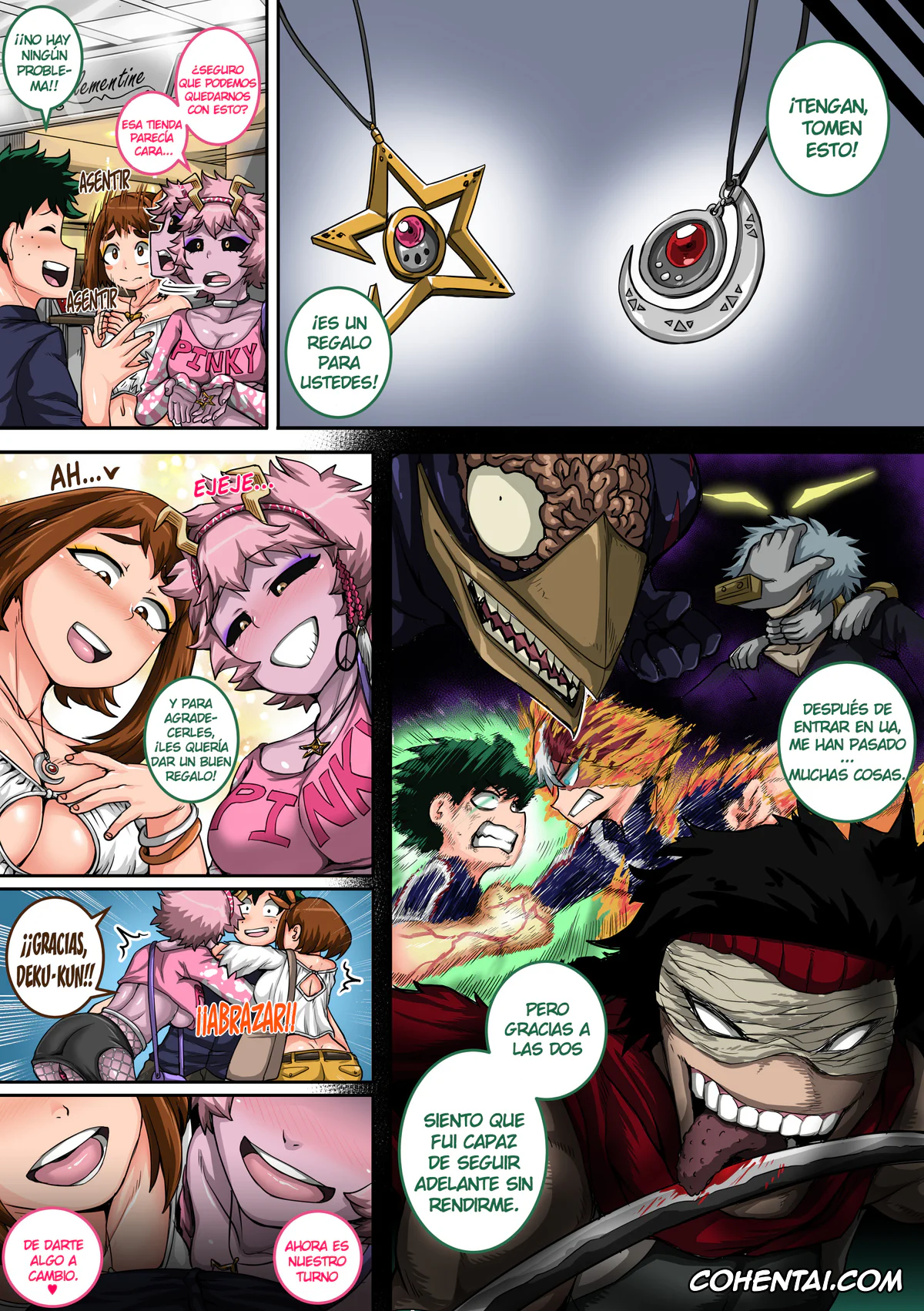 My Hero Academia | Boku No Hero Academia hentai, Izuku Midoriya hentai, Mina Ashido hentai, Ochako Uraraka hentai, Boku no Harem Academia 05 wa: «Harem no Hajimari» (Boku no Hero Academia), pagina 36