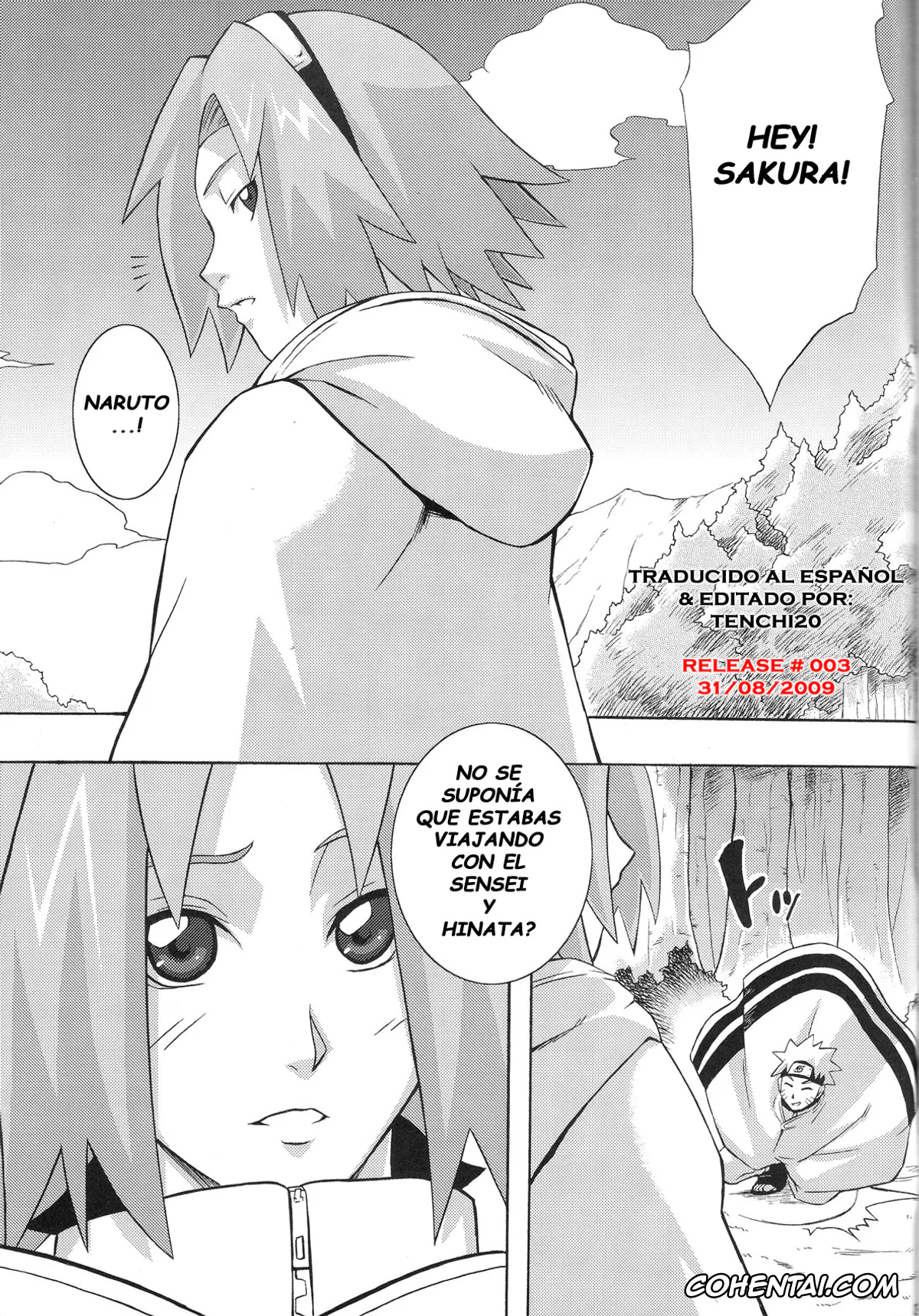 NARUTO porno, Hinata Hyuga porno, Naruto Uzumaki porno, Sakura Haruno porno, Yokubari Saboten (Naruto), pagina 2