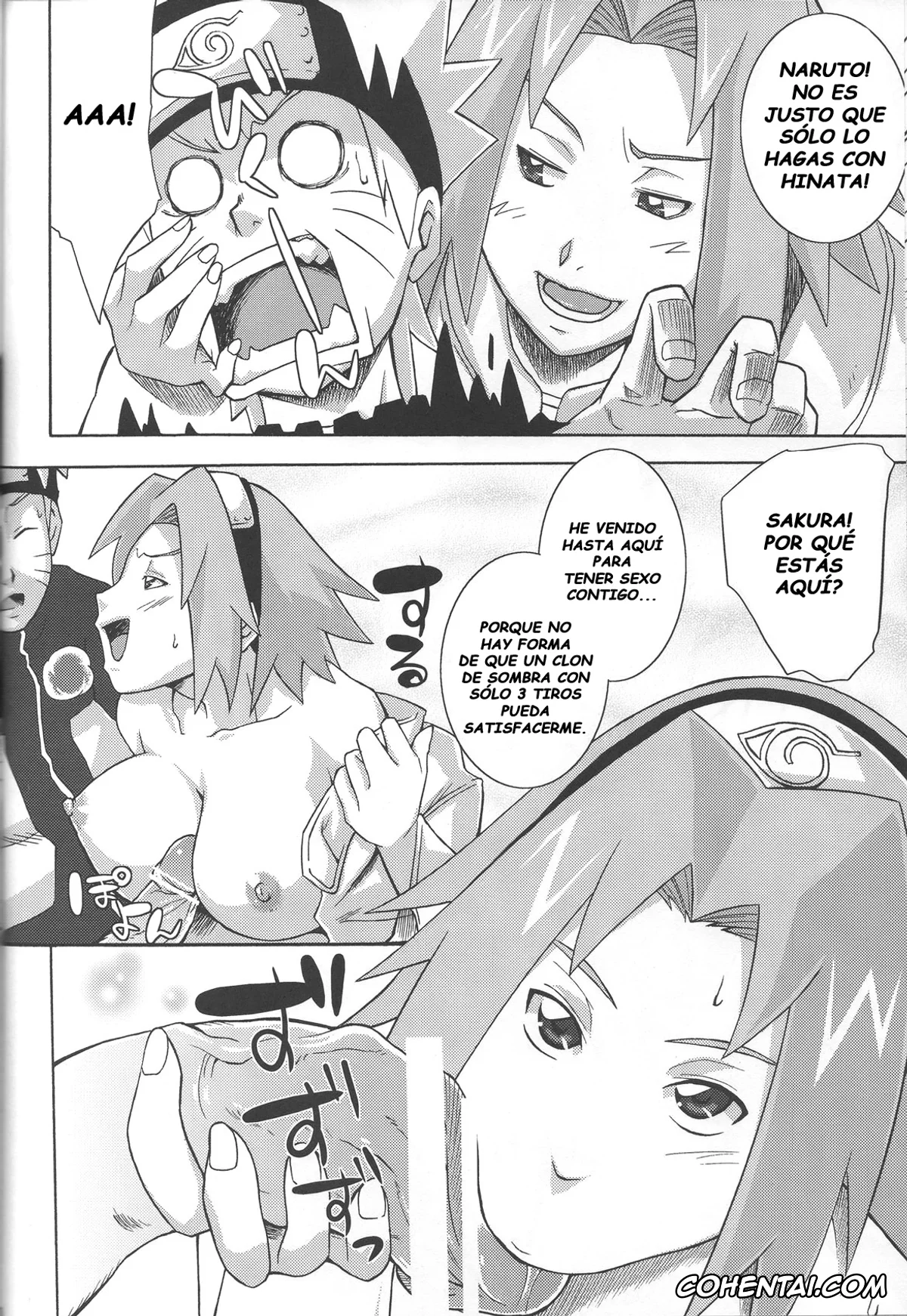NARUTO porno, Hinata Hyuga porno, Naruto Uzumaki porno, Sakura Haruno porno, Yokubari Saboten (Naruto), pagina 29