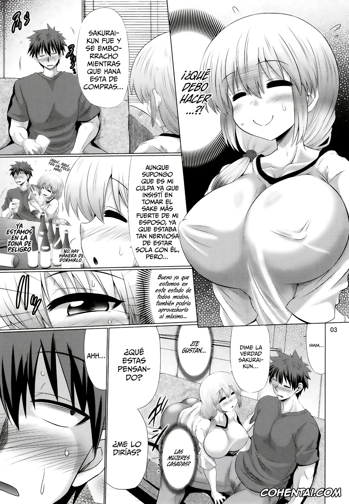 Uzaki-chan wa Asobitai! hentai, Hana Uzaki hentai, Shinichi Sakurai hentai, Tsuki Uzaki hentai, Uzaki-chan Oyako wa Sukebe Shitai! (Uzaki-chan wa Asobitai!), pagina 3