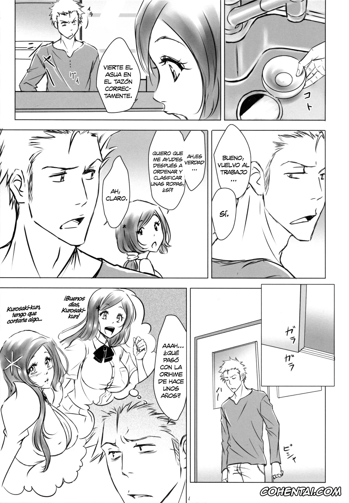Bleach porno, Ichigo Kurosaki porno, Orihime Inoue porno, EVER AFTER (Bleach), pagina 5