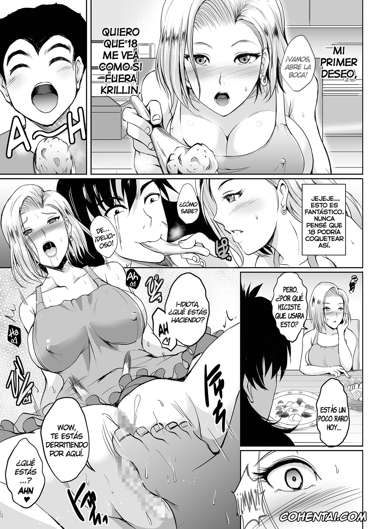 Dragon Ball Z xxx, Android 18 xxx, Krillin xxx, Yamcha xxx, any wish any hope (Dragon Ball Z), pagina 4