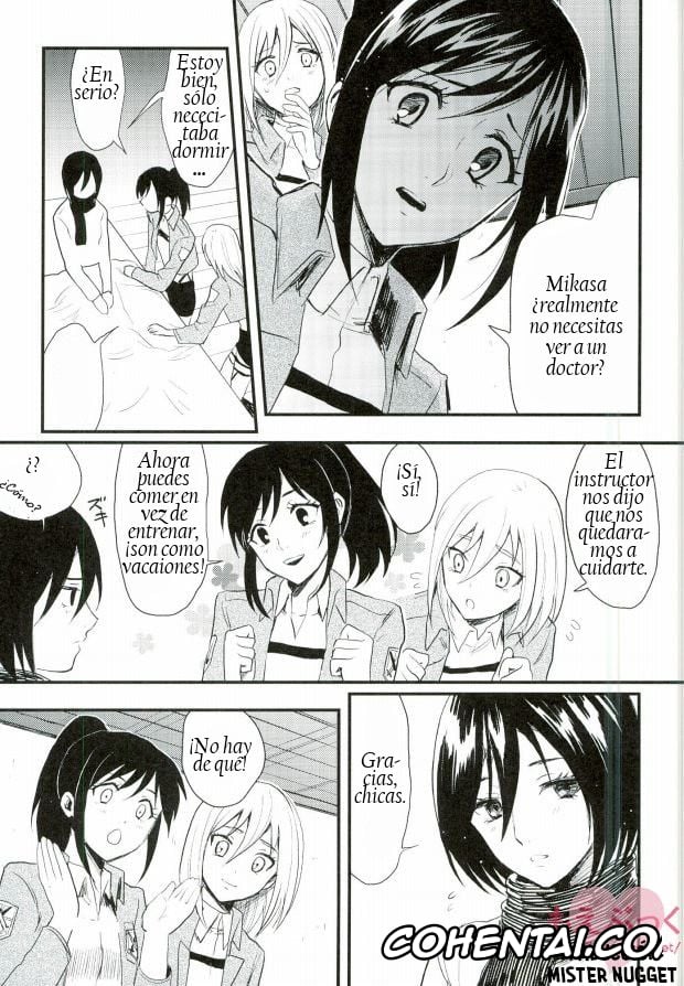 Shingeki No Kyojin | Attack On Titan xxx, Eren Jaeger xxx, Mikasa Ackerman xxx, Kazoku ijou, koibito miman? (Shingeki no Kyojin), pagina 4