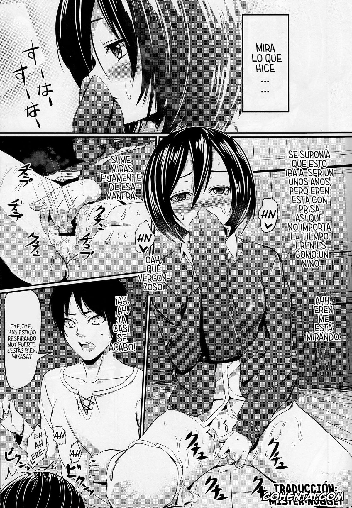 Shingeki No Kyojin | Attack On Titan xxx, Annie Leonhart xxx, Eren Jaeger xxx, Krista Lenz xxx, Mikasa Ackerman xxx, Reiner Braun xxx, Ymir xxx, Kitsuritsu no Kyochin ~Kodomo tte Doushitara Dekirun da?~ (Shingeki no Kyojin), pagina 10