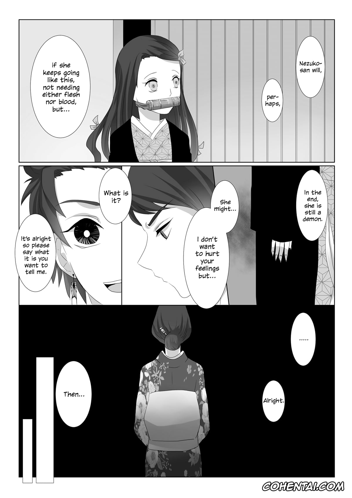 Kimetsu No Yaiba | Demon Slayer xxx, Nezuko Kamado xxx, Tanjirou Kamado xxx, Rakurai (Kimetsu no Yaiba), pagina 4
