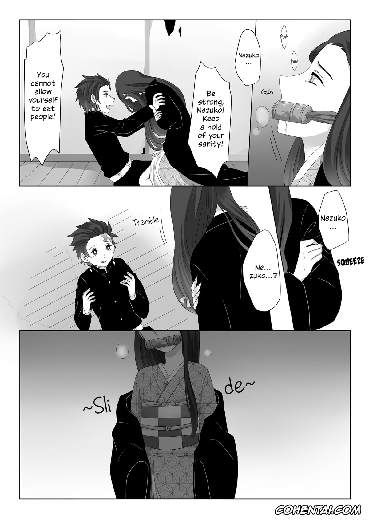 Kimetsu No Yaiba | Demon Slayer hentai, Nezuko Kamado hentai, Tanjirou Kamado hentai, Rakurai (Kimetsu no Yaiba), pagina 6