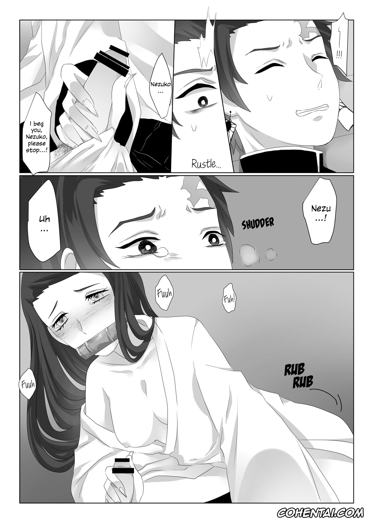 Kimetsu No Yaiba | Demon Slayer porno, Nezuko Kamado porno, Tanjirou Kamado porno, Rakurai (Kimetsu no Yaiba), pagina 8
