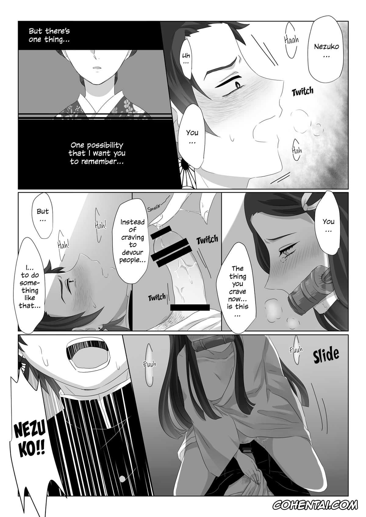 Kimetsu No Yaiba | Demon Slayer hentai, Nezuko Kamado hentai, Tanjirou Kamado hentai, Rakurai (Kimetsu no Yaiba), pagina 9