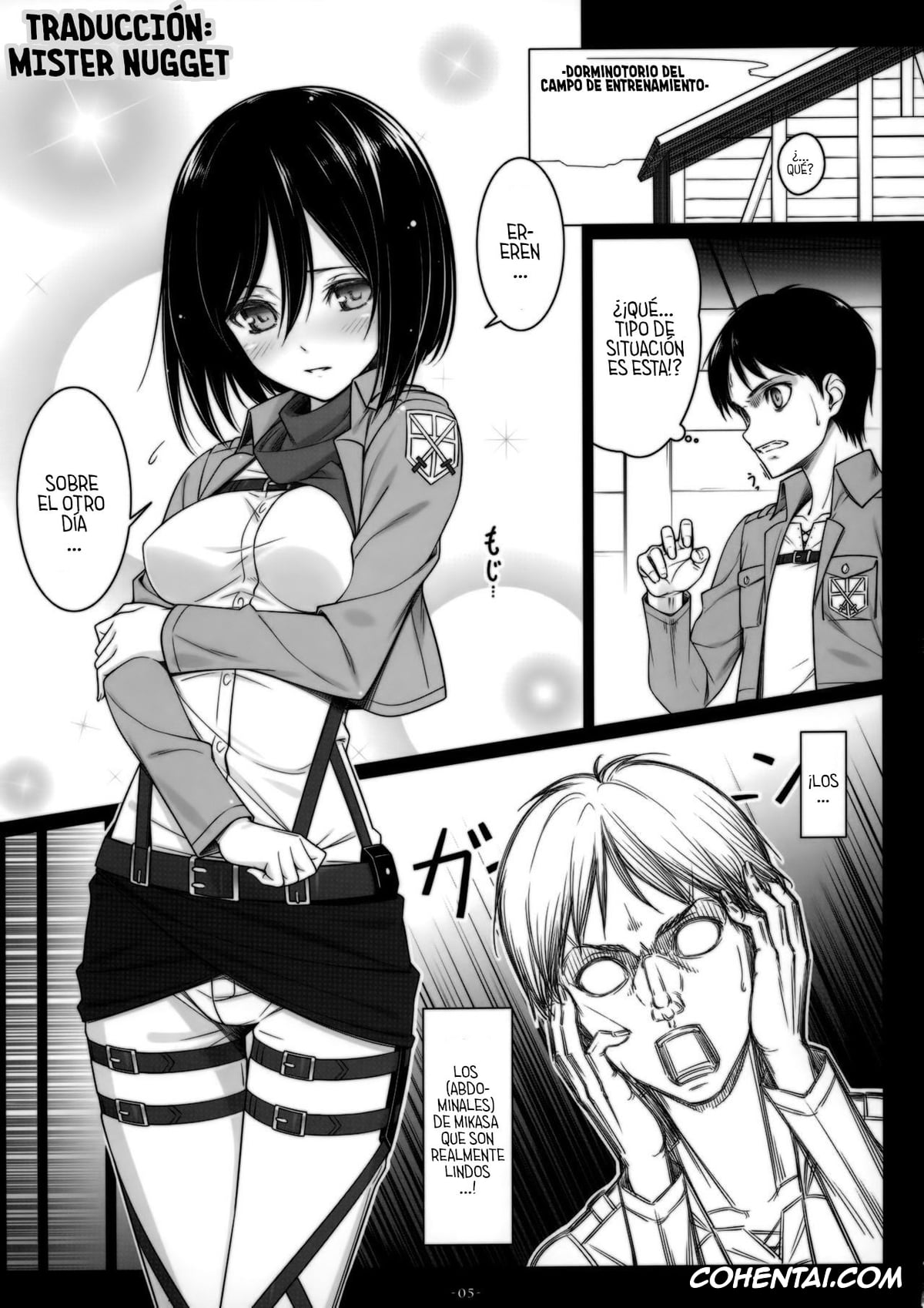 Shingeki No Kyojin | Attack On Titan xxx, Eren Jaeger xxx, Krista Lenz xxx, Mikasa Ackerman xxx, ATTACK ON MIKASA (Shingeki no Kyojin), pagina 4