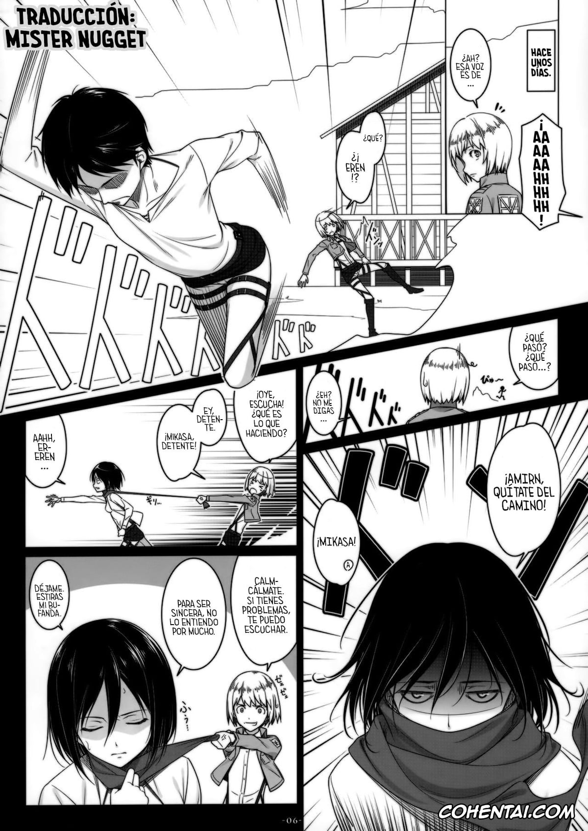 Shingeki No Kyojin | Attack On Titan porno, Eren Jaeger porno, Krista Lenz porno, Mikasa Ackerman porno, ATTACK ON MIKASA (Shingeki no Kyojin), pagina 5