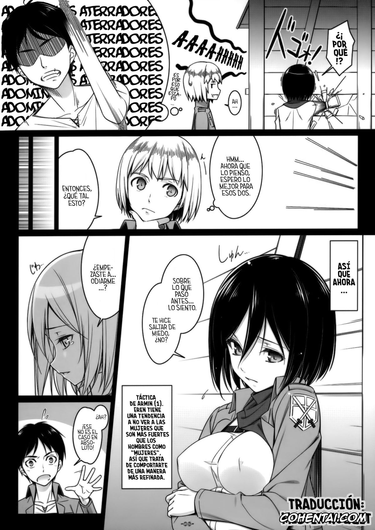 Shingeki No Kyojin | Attack On Titan xxx, Eren Jaeger xxx, Krista Lenz xxx, Mikasa Ackerman xxx, ATTACK ON MIKASA (Shingeki no Kyojin), pagina 7