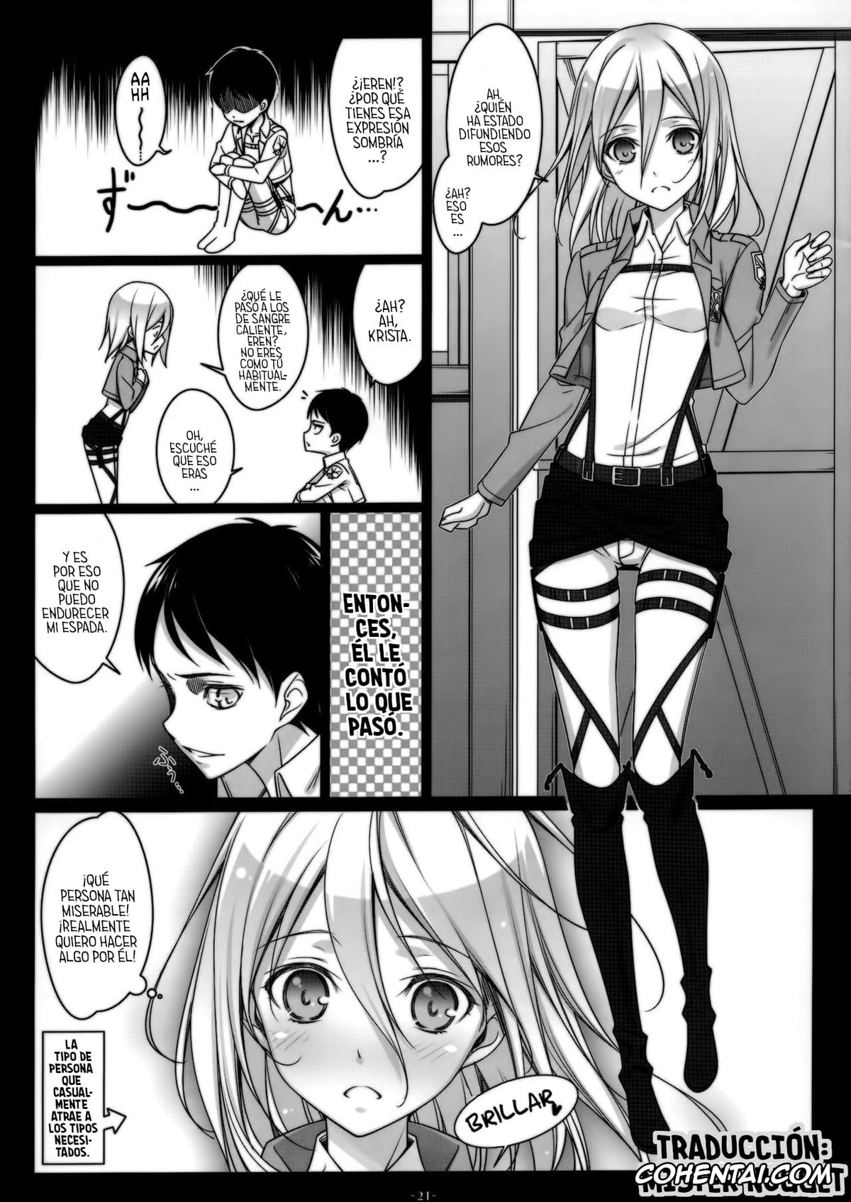 Shingeki No Kyojin | Attack On Titan xxx, Eren Jaeger xxx, Krista Lenz xxx, Mikasa Ackerman xxx, ATTACK ON MIKASA (Shingeki no Kyojin), pagina 19