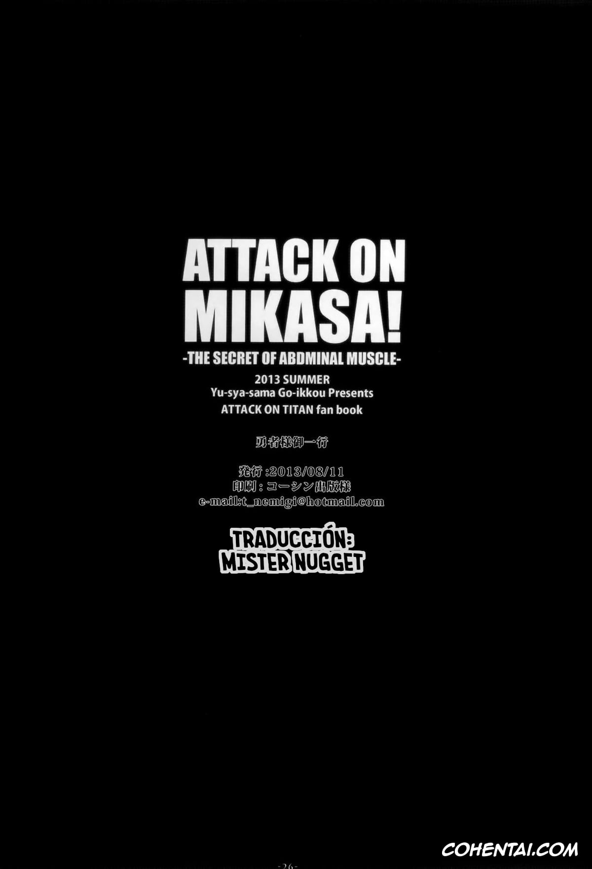 Shingeki No Kyojin | Attack On Titan hentai, Eren Jaeger hentai, Krista Lenz hentai, Mikasa Ackerman hentai, ATTACK ON MIKASA (Shingeki no Kyojin), pagina 24