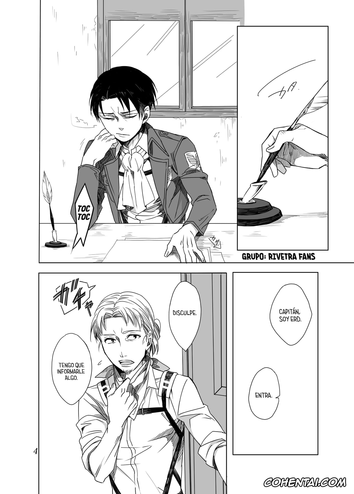 Shingeki No Kyojin | Attack On Titan hentai, Levi Ackerman hentai, Petra Ral hentai, Un momento delicado (Shingeki no Kyojin), pagina 3
