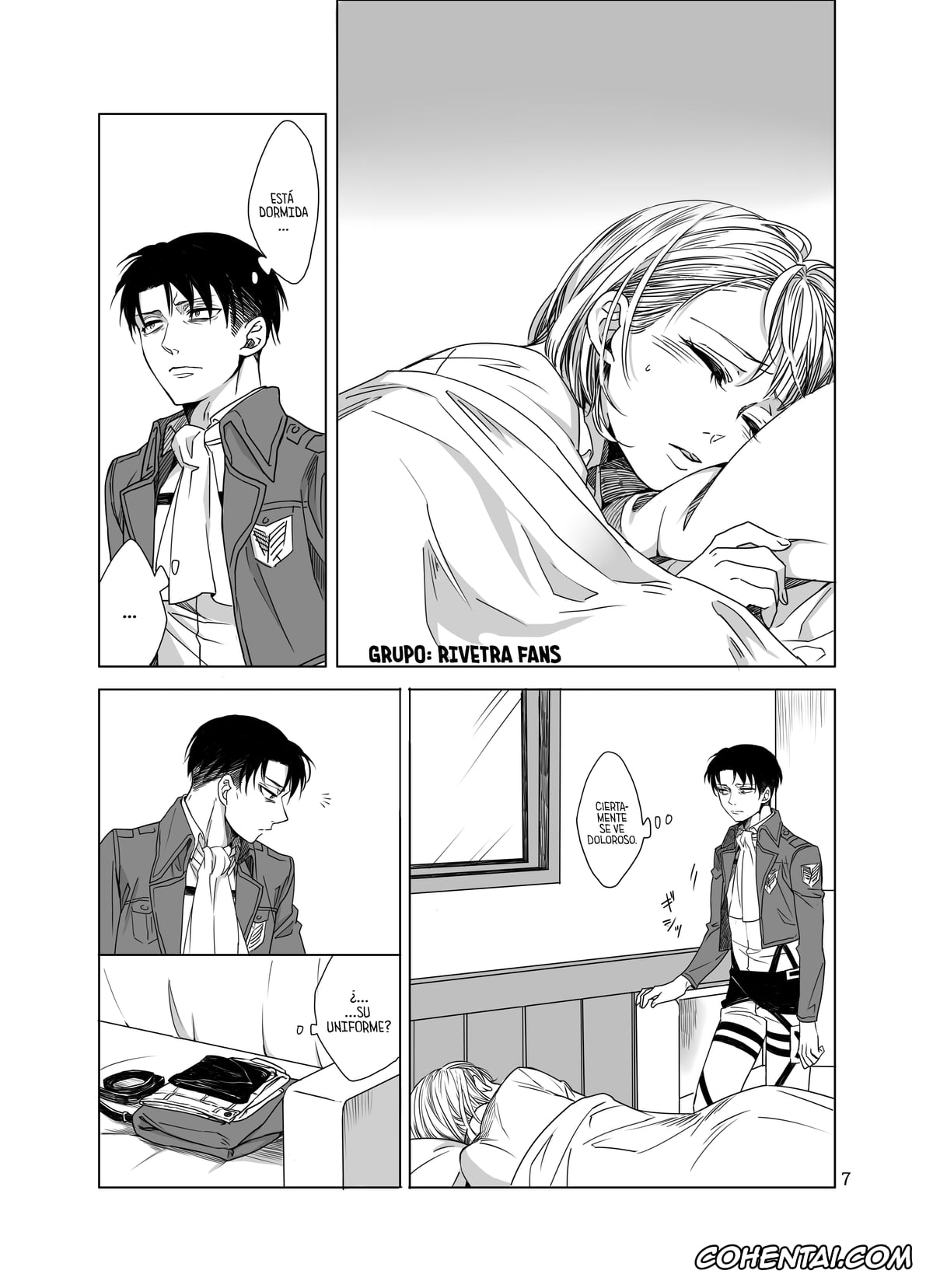 Shingeki No Kyojin | Attack On Titan hentai, Levi Ackerman hentai, Petra Ral hentai, Un momento delicado (Shingeki no Kyojin), pagina 6