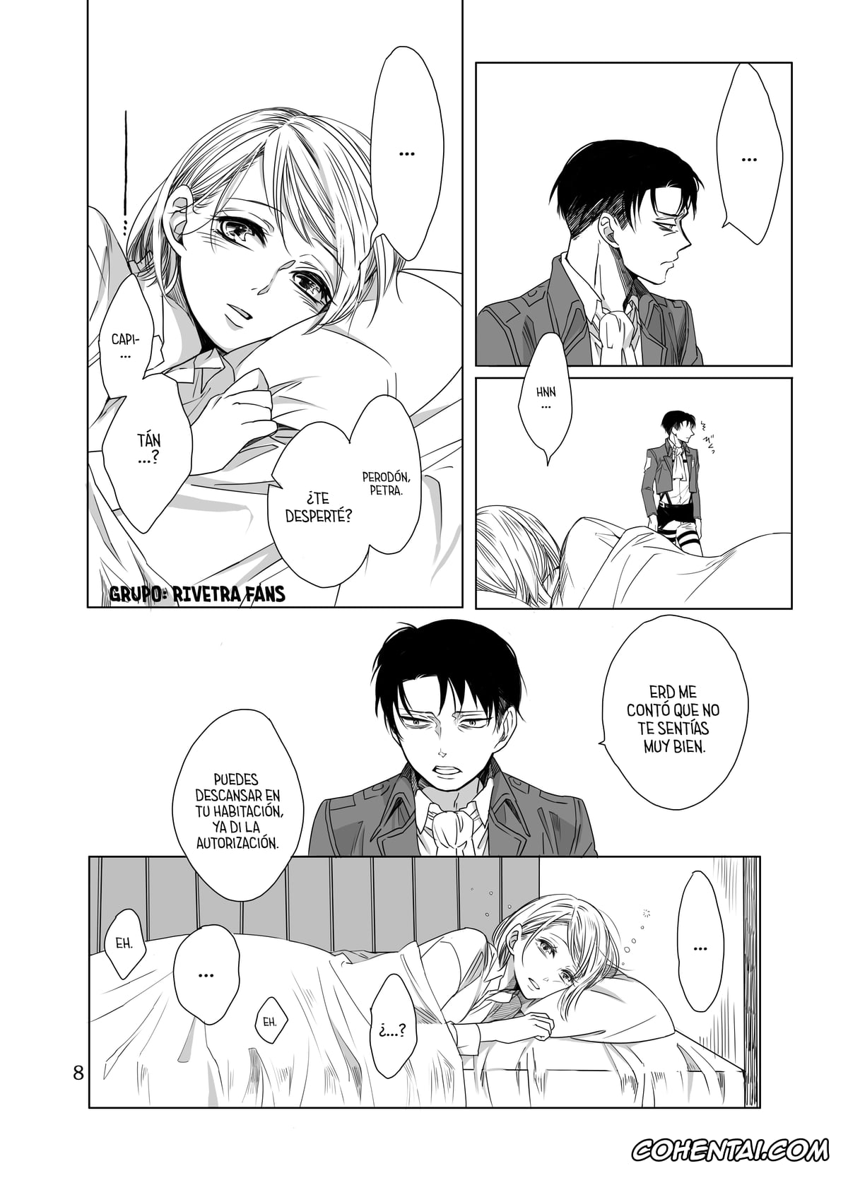 Shingeki No Kyojin | Attack On Titan xxx, Levi Ackerman xxx, Petra Ral xxx, Un momento delicado (Shingeki no Kyojin), pagina 7