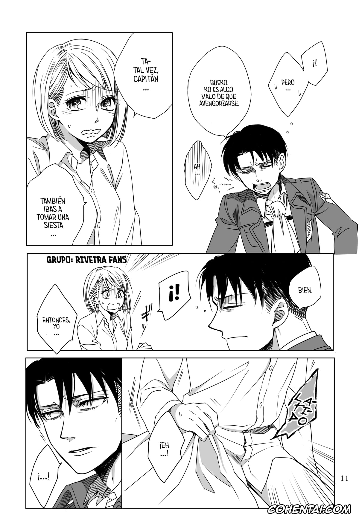 Shingeki No Kyojin | Attack On Titan xxx, Levi Ackerman xxx, Petra Ral xxx, Un momento delicado (Shingeki no Kyojin), pagina 10