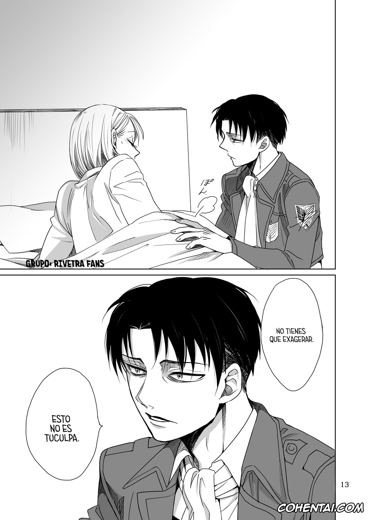 Shingeki No Kyojin | Attack On Titan hentai, Levi Ackerman hentai, Petra Ral hentai, Un momento delicado (Shingeki no Kyojin), pagina 12