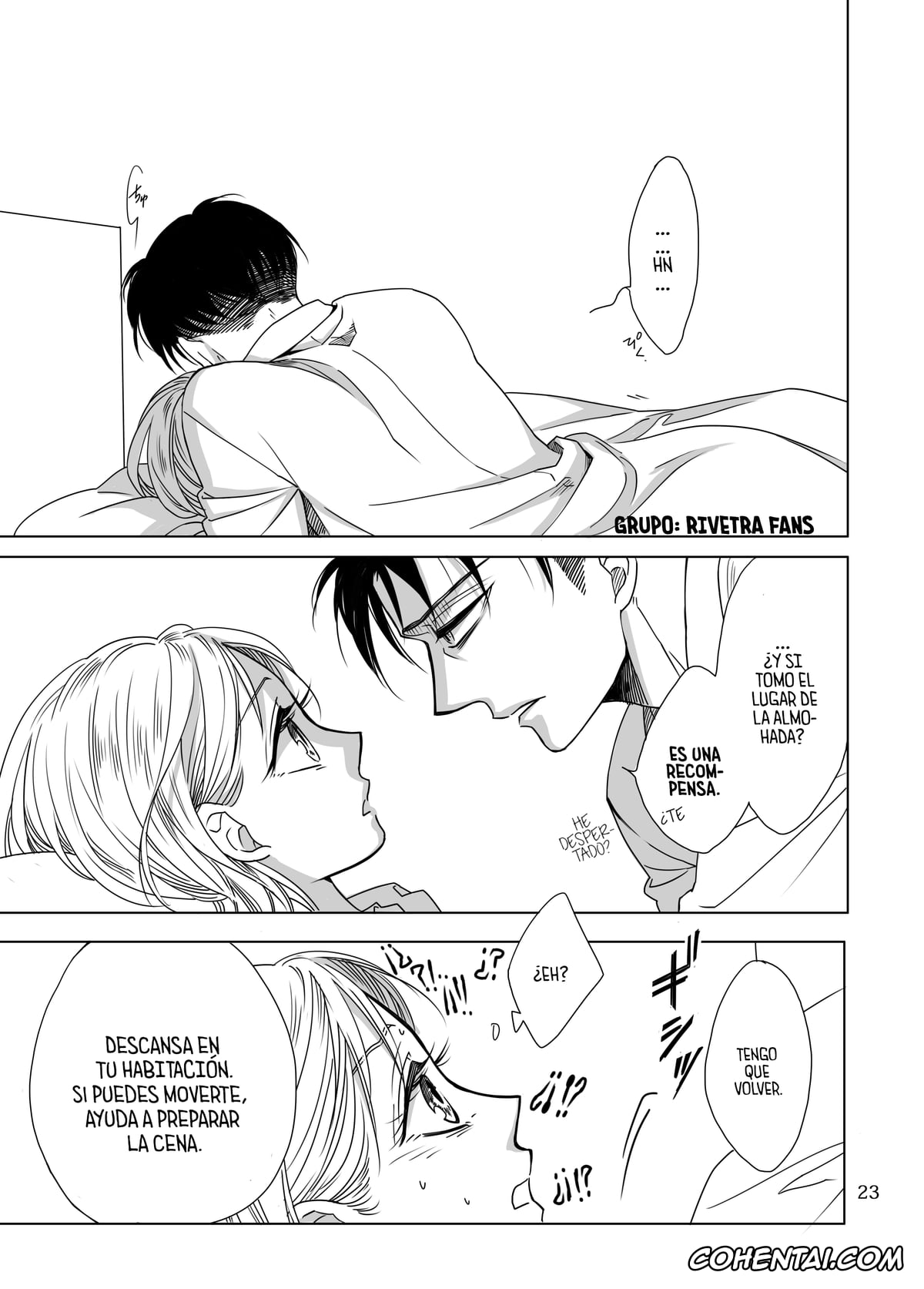 Shingeki No Kyojin | Attack On Titan xxx, Levi Ackerman xxx, Petra Ral xxx, Un momento delicado (Shingeki no Kyojin), pagina 22