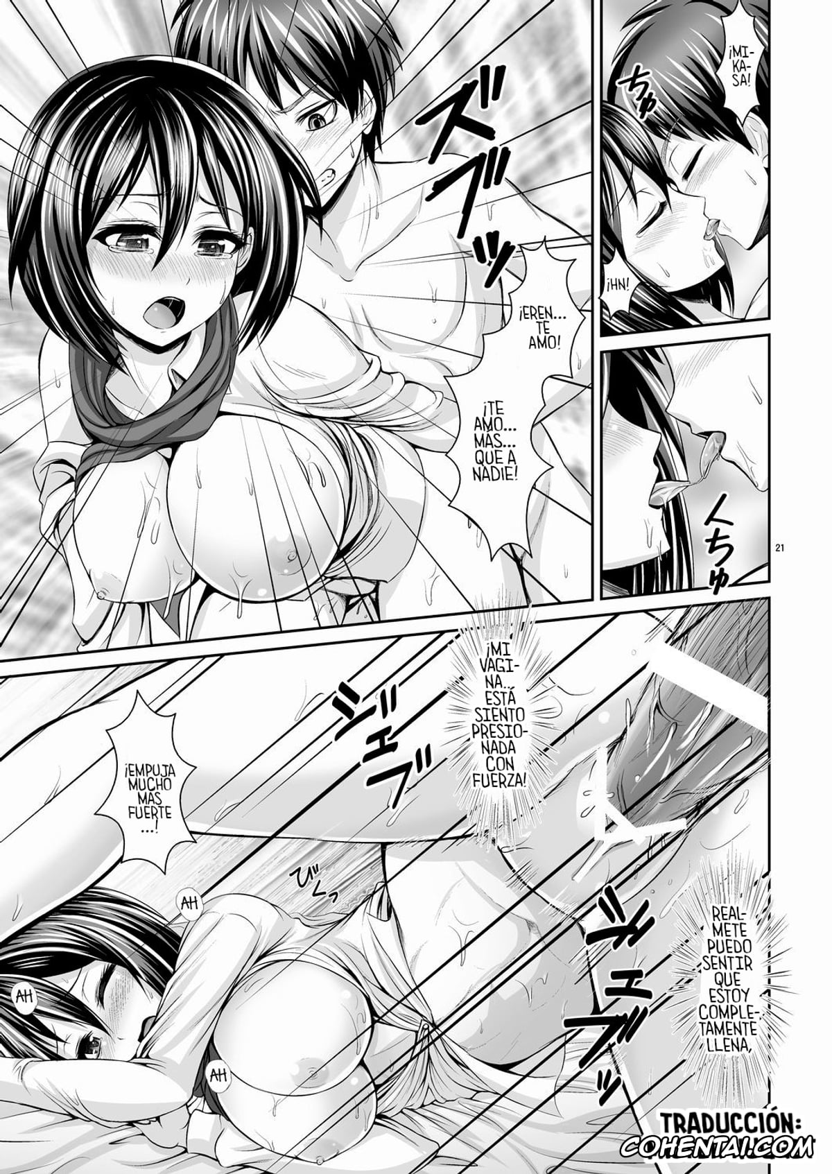 Shingeki No Kyojin | Attack On Titan hentai, Eren Jaeger hentai, Mikasa Ackerman hentai, Shingeki no Kyonyuu Mikasa – attack on mikasa (Shingeki no Kyojin), pagina 21