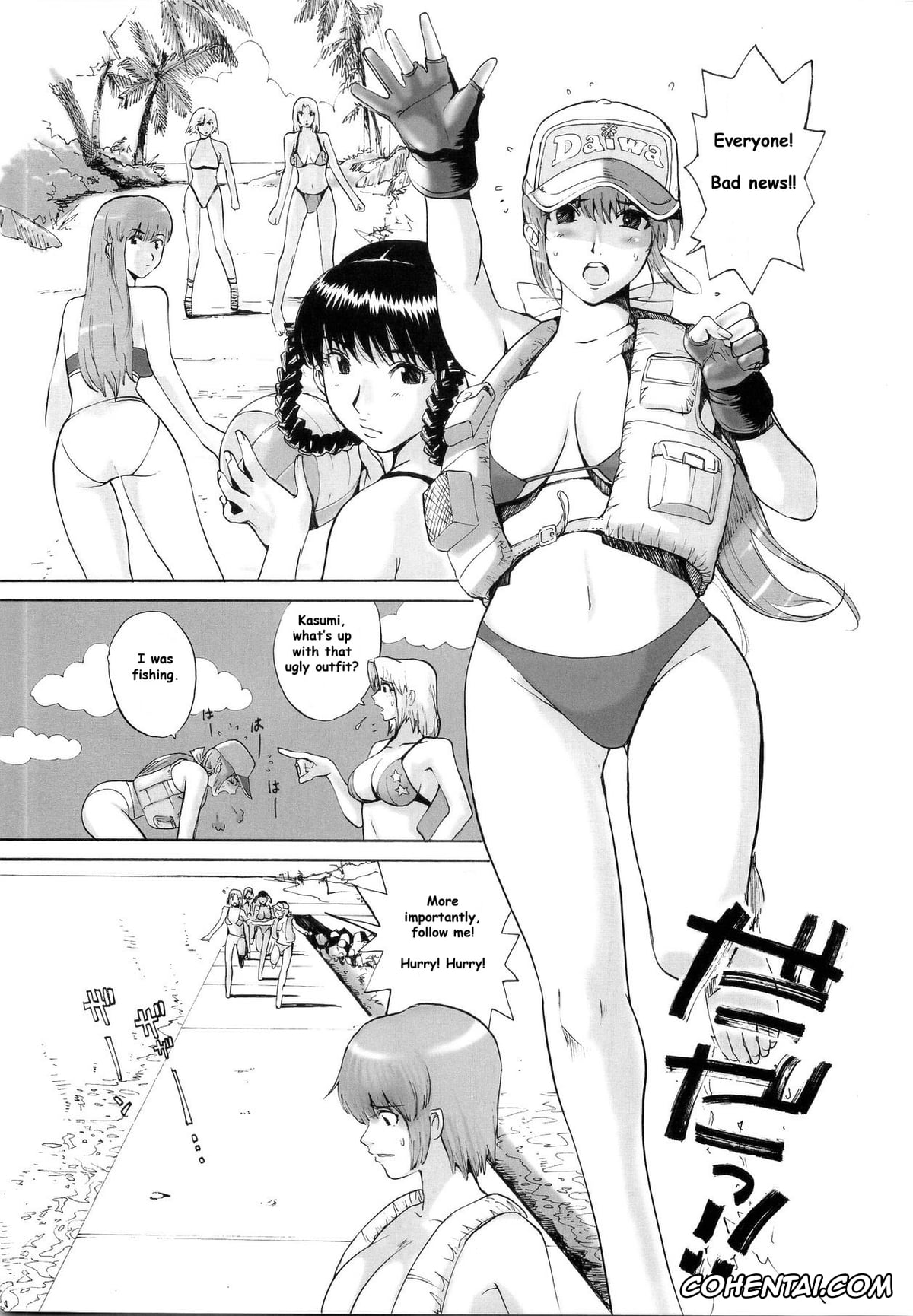 Dead or Alive xxx, Ayane xxx, Christie xxx, Hitomi xxx, Jann Lee xxx, Kasumi xxx, Lei Fang xxx, What Happened to You? (Dead or Alive), pagina 4