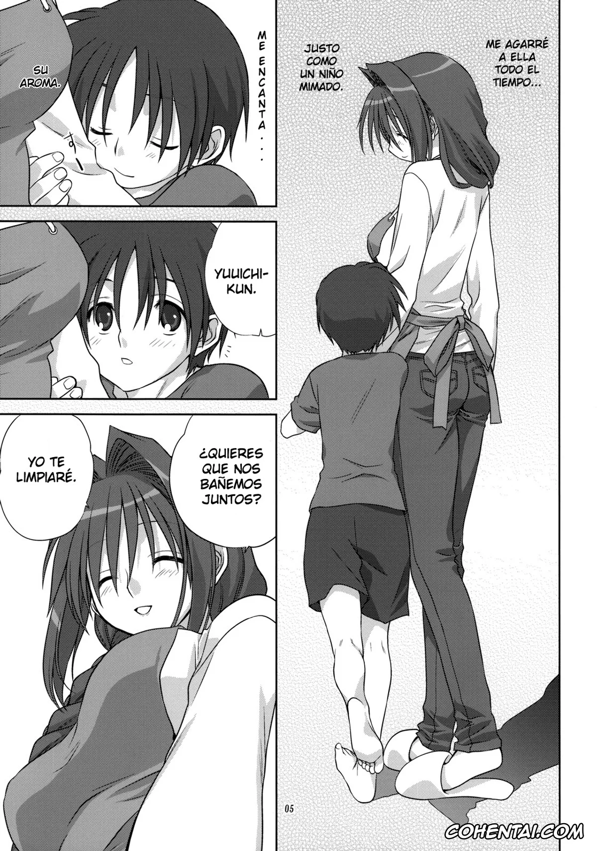 Kanon porno, Akiko Minase porno, Yuuichi Aizawa porno, Akiko-san to Issho 4 (Kanon), pagina 5