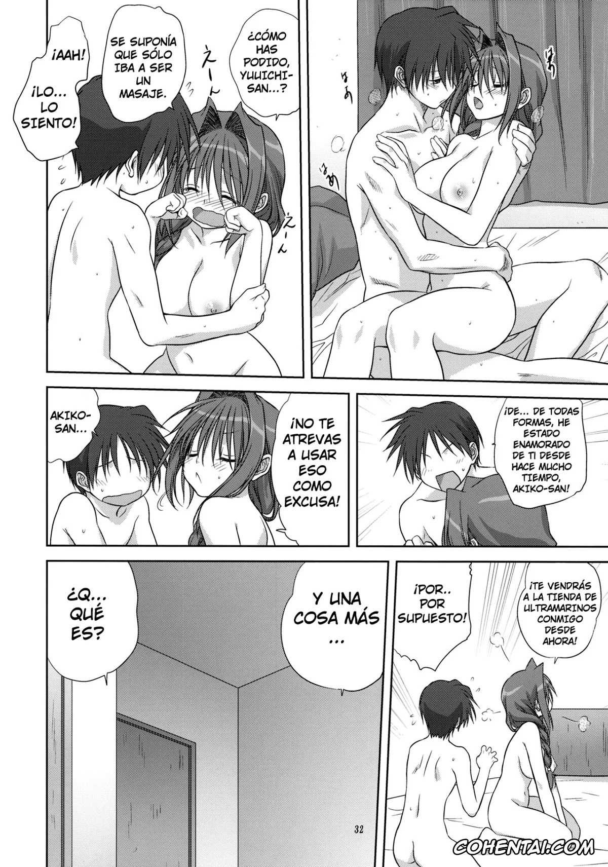 Kanon porno, Akiko Minase porno, Yuuichi Aizawa porno, Akiko-san to Issho 4 (Kanon), pagina 32