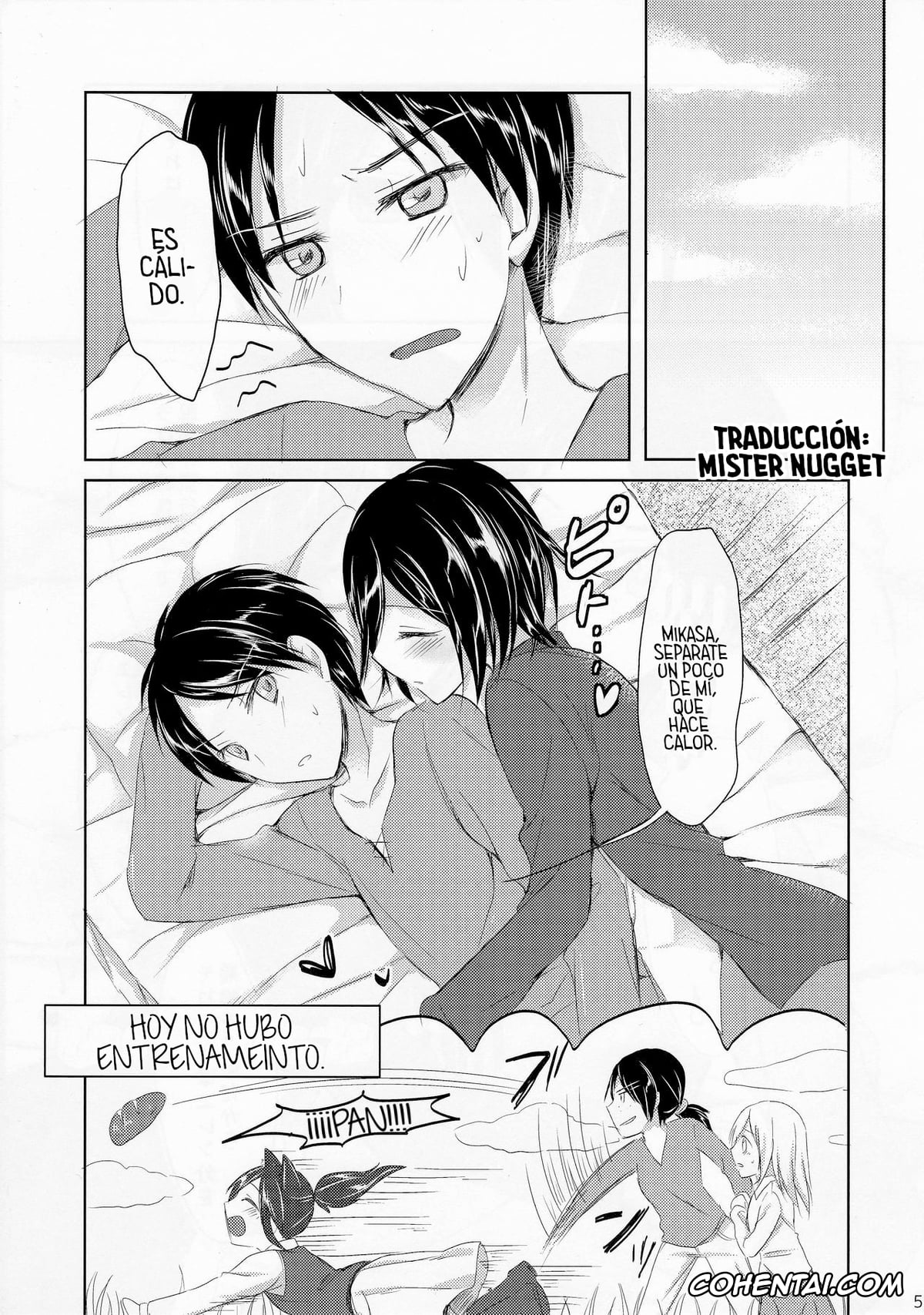 Shingeki No Kyojin | Attack On Titan porno, Eren Jaeger porno, Mikasa Ackerman porno, Mikasa-san wa Yokkyuu Fuman (Shingeki no Kyojin), pagina 5