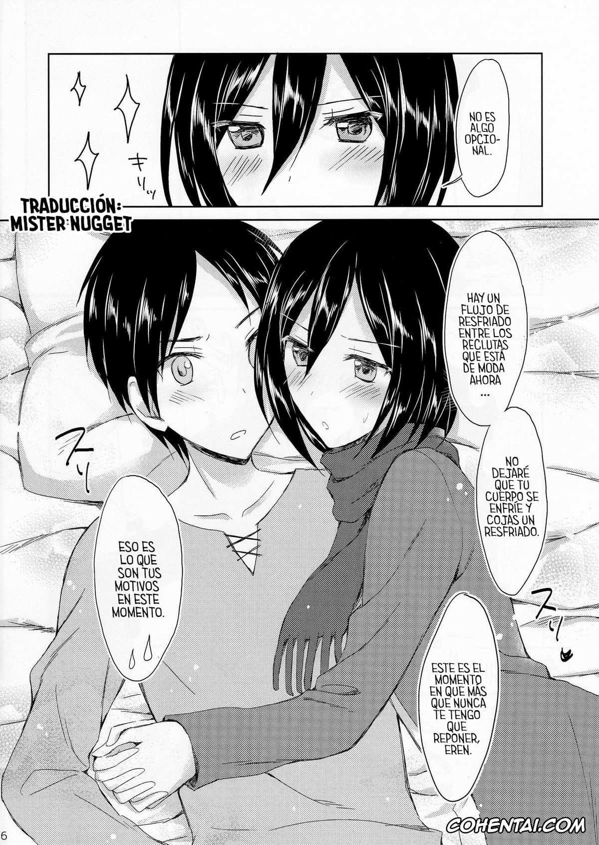 Shingeki No Kyojin | Attack On Titan hentai, Eren Jaeger hentai, Mikasa Ackerman hentai, Mikasa-san wa Yokkyuu Fuman (Shingeki no Kyojin), pagina 6
