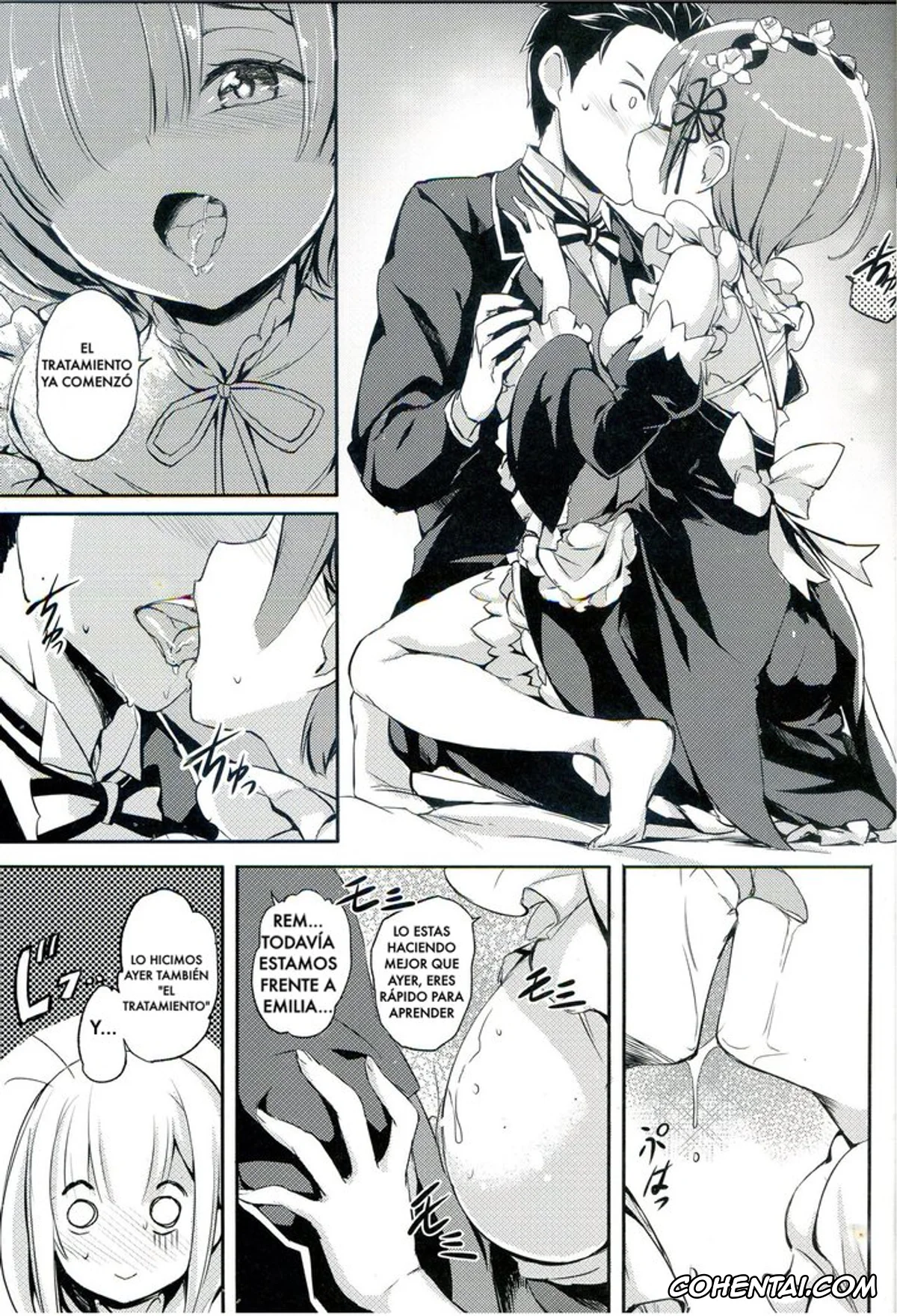 Re:Zero kara Hajimeru Isekai Seikatsu xxx, Emilia xxx, Rem xxx, Subaru Natsuki xxx, RE:Zero After Story (Re:Zero kara Hajimeru Isekai Seikatsu), pagina 4