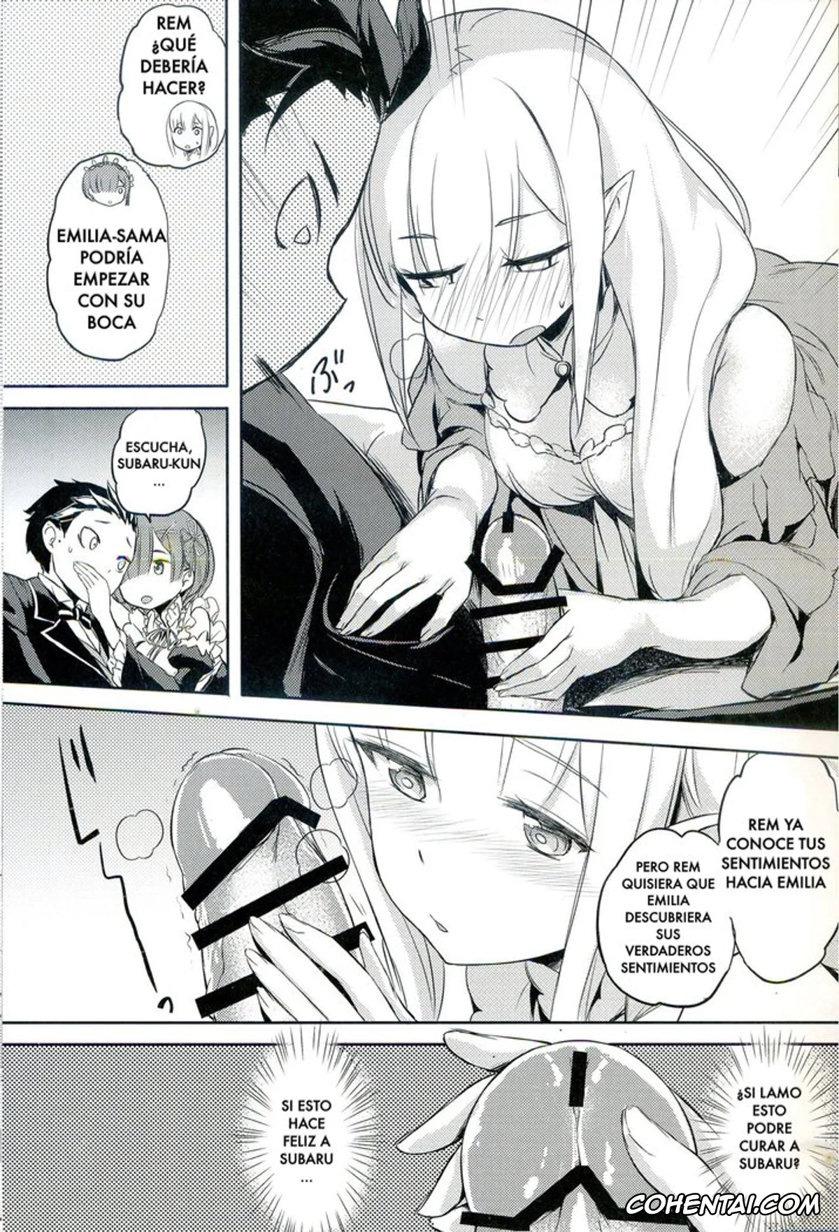Re:Zero kara Hajimeru Isekai Seikatsu hentai, Emilia hentai, Rem hentai, Subaru Natsuki hentai, RE:Zero After Story (Re:Zero kara Hajimeru Isekai Seikatsu), pagina 12