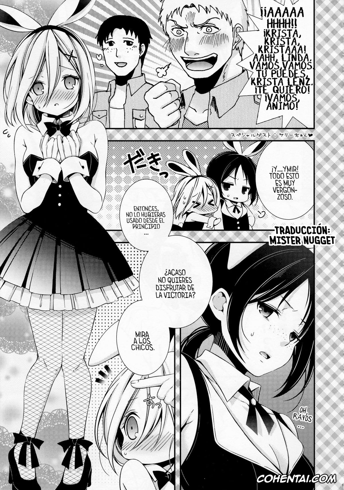 Shingeki No Kyojin | Attack On Titan porno, Eren Jaeger porno, Mikasa Ackerman porno, Bunny Girl no Mikasa to Eroi koto suru Hon (Shingeki no Kyojin), pagina 5