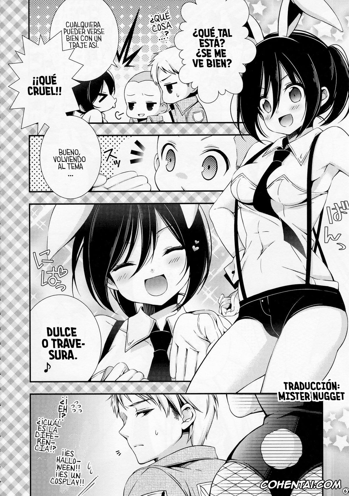 Shingeki No Kyojin | Attack On Titan hentai, Eren Jaeger hentai, Mikasa Ackerman hentai, Bunny Girl no Mikasa to Eroi koto suru Hon (Shingeki no Kyojin), pagina 6
