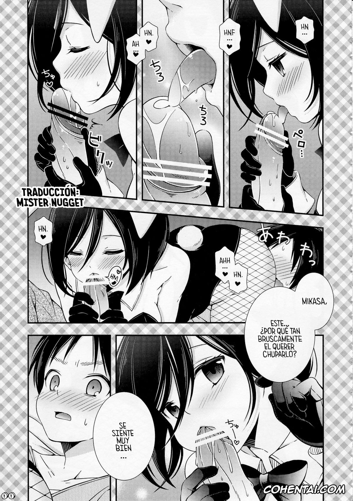 Shingeki No Kyojin | Attack On Titan porno, Eren Jaeger porno, Mikasa Ackerman porno, Bunny Girl no Mikasa to Eroi koto suru Hon (Shingeki no Kyojin), pagina 11